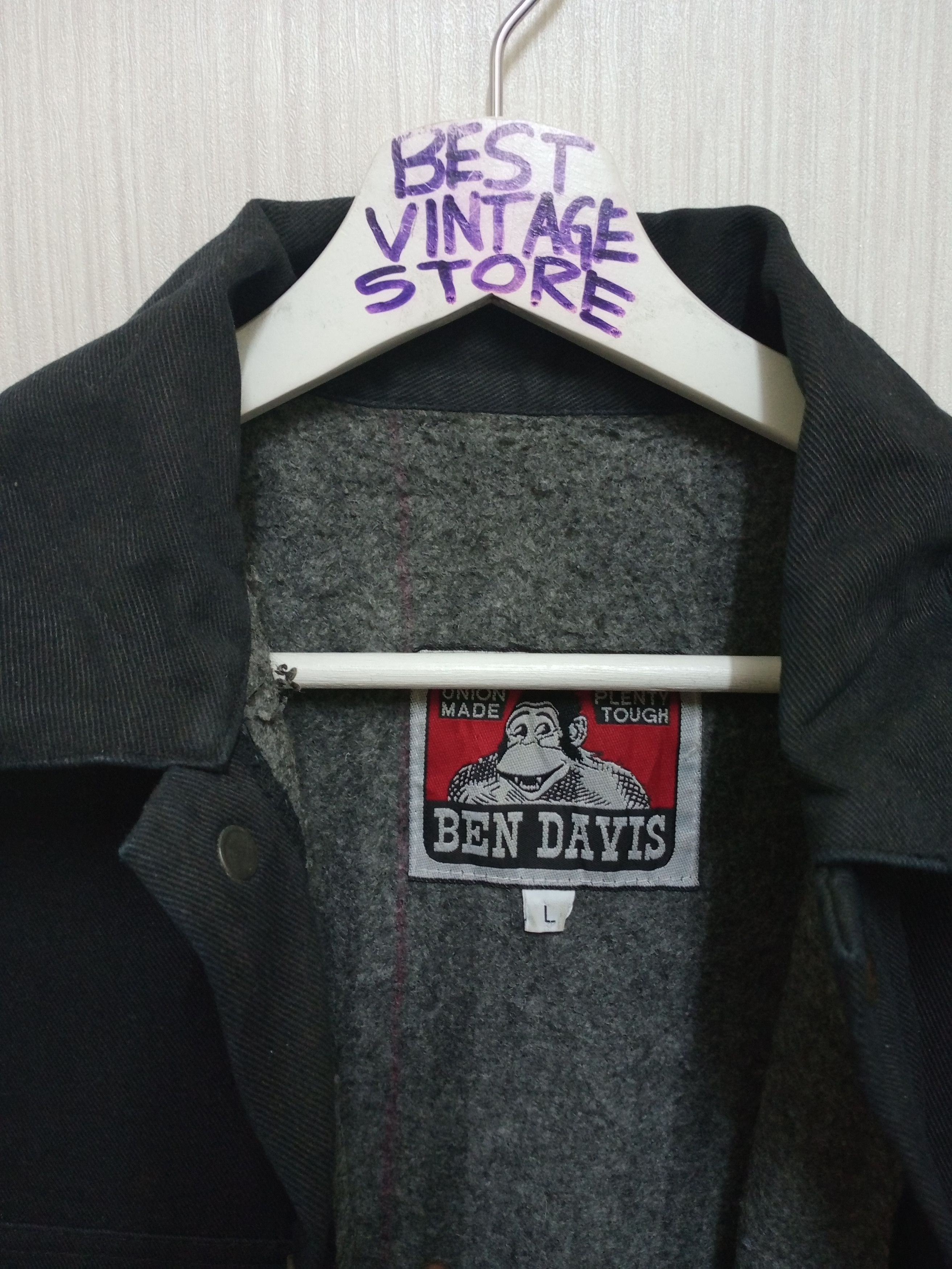 Ben Davis Vintage 90s Ben Davis Jacket Button Full Cop Size US L / EU 52-54 / 3 - 3 Thumbnail