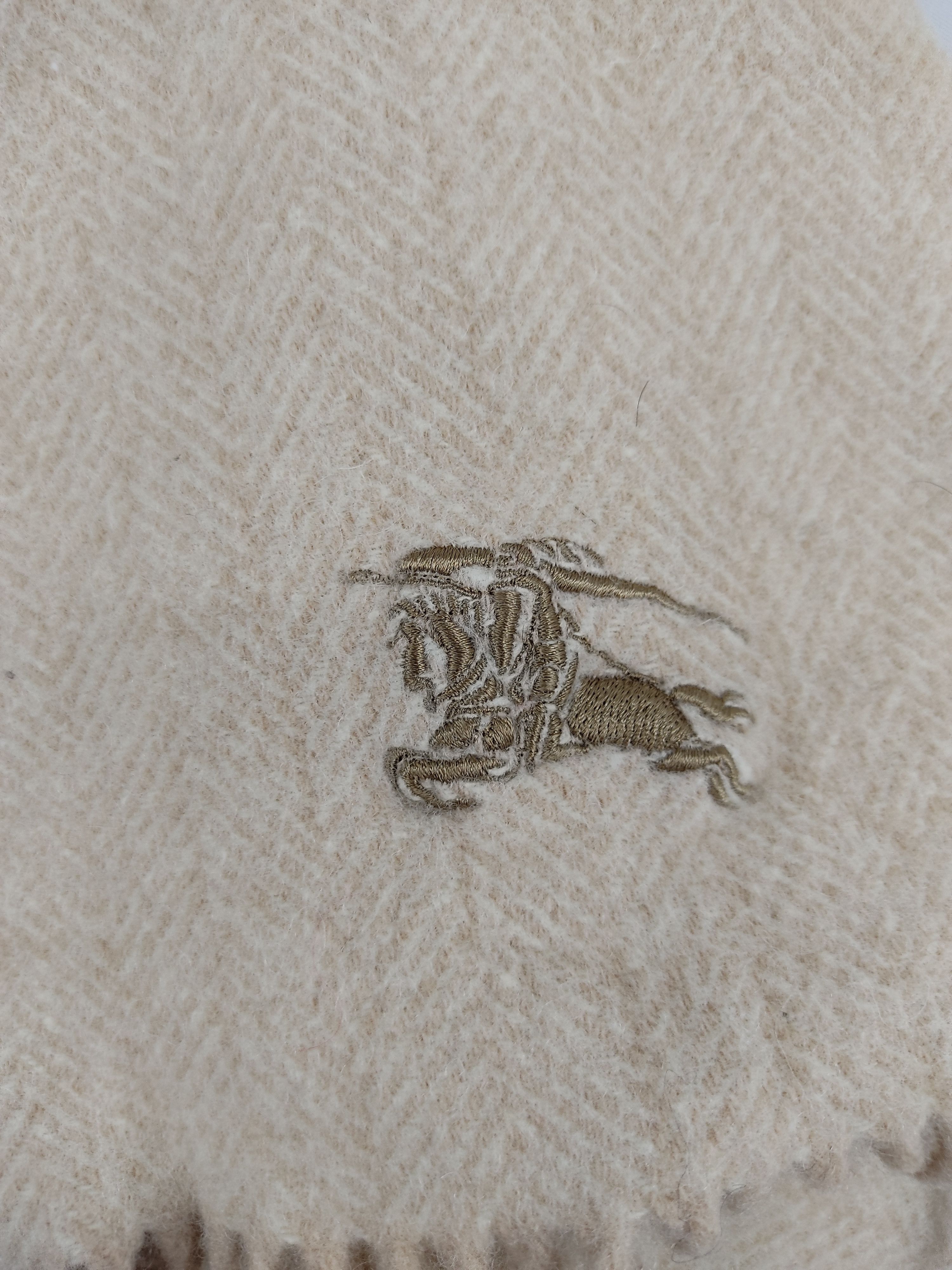 Burberry BURBERRY London Burberrys Embroidery Logo Prorsum Muffler Size ONE SIZE - 3 Thumbnail
