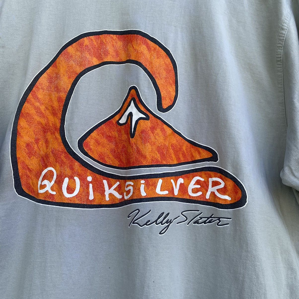 Quiksilver Thrashed Faded Vintage 90s Quiksilver Kelly Slater Tee Size US L / EU 52-54 / 3 - 4 Thumbnail