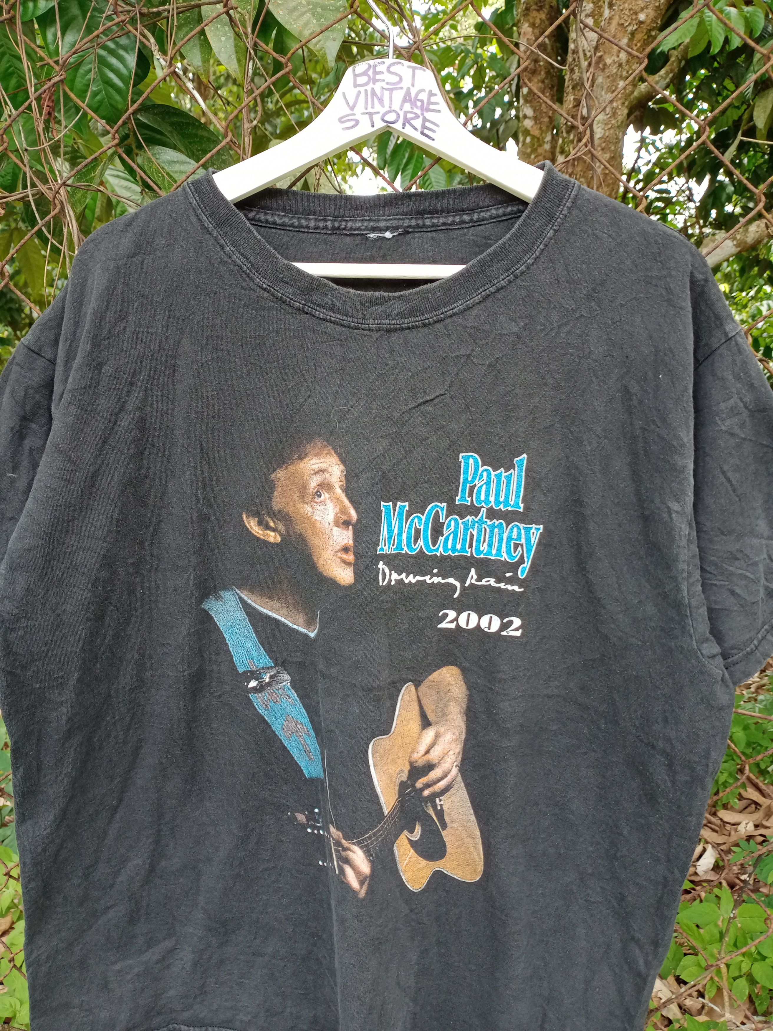 Rare Vintage Paul Mc Cartney Tour 2002 Tshirt