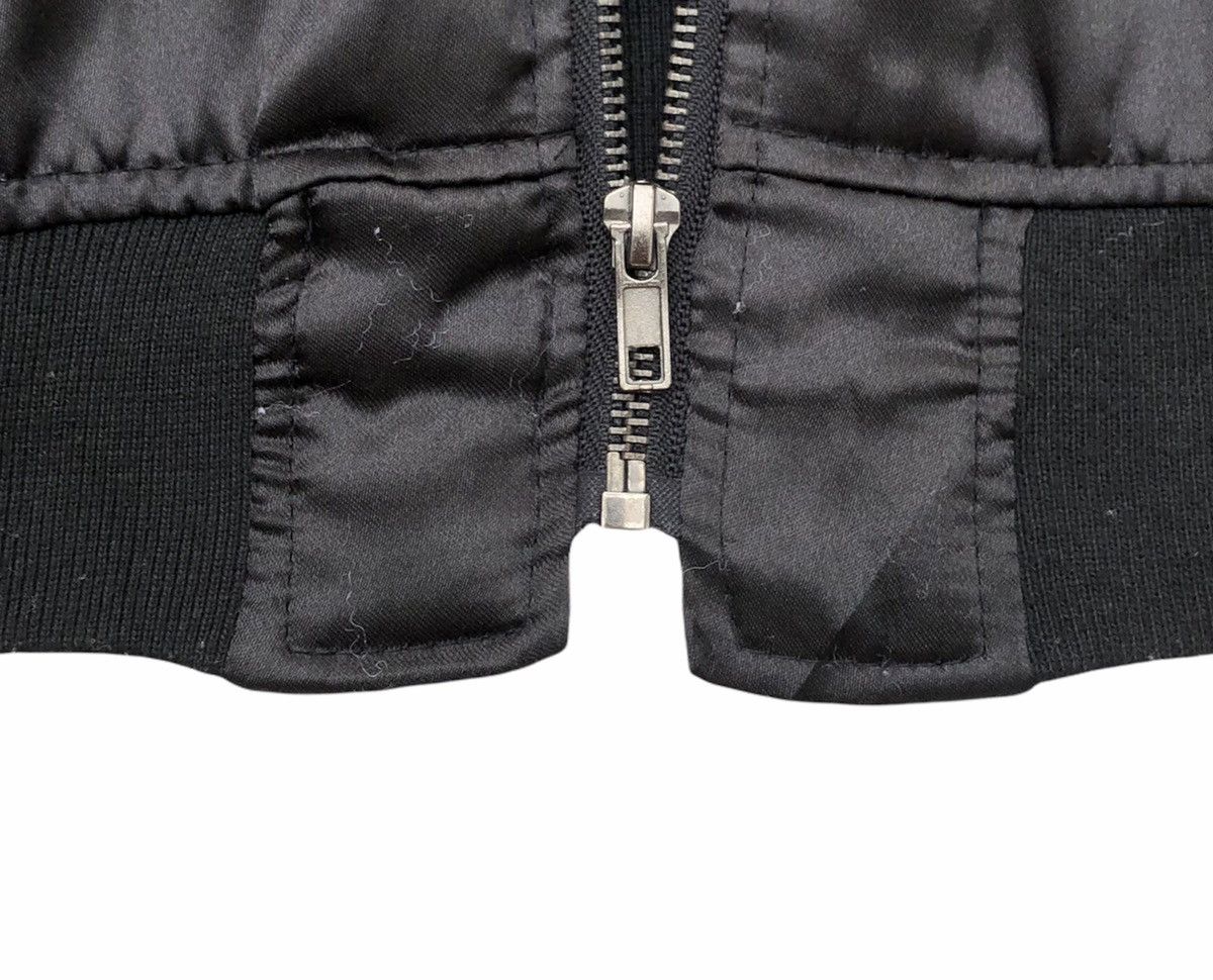 Japanese Brand Six Feet Und Punk Rock Grunge Flaming Bones Satin Jacket Size US M / EU 48-50 / 2 - 14 Thumbnail