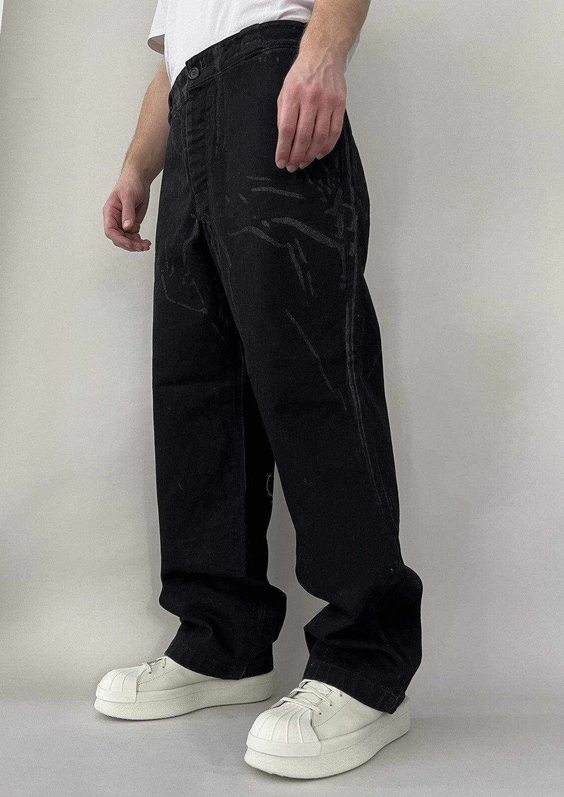 FW18 Overdyed Baggy Denim Pants