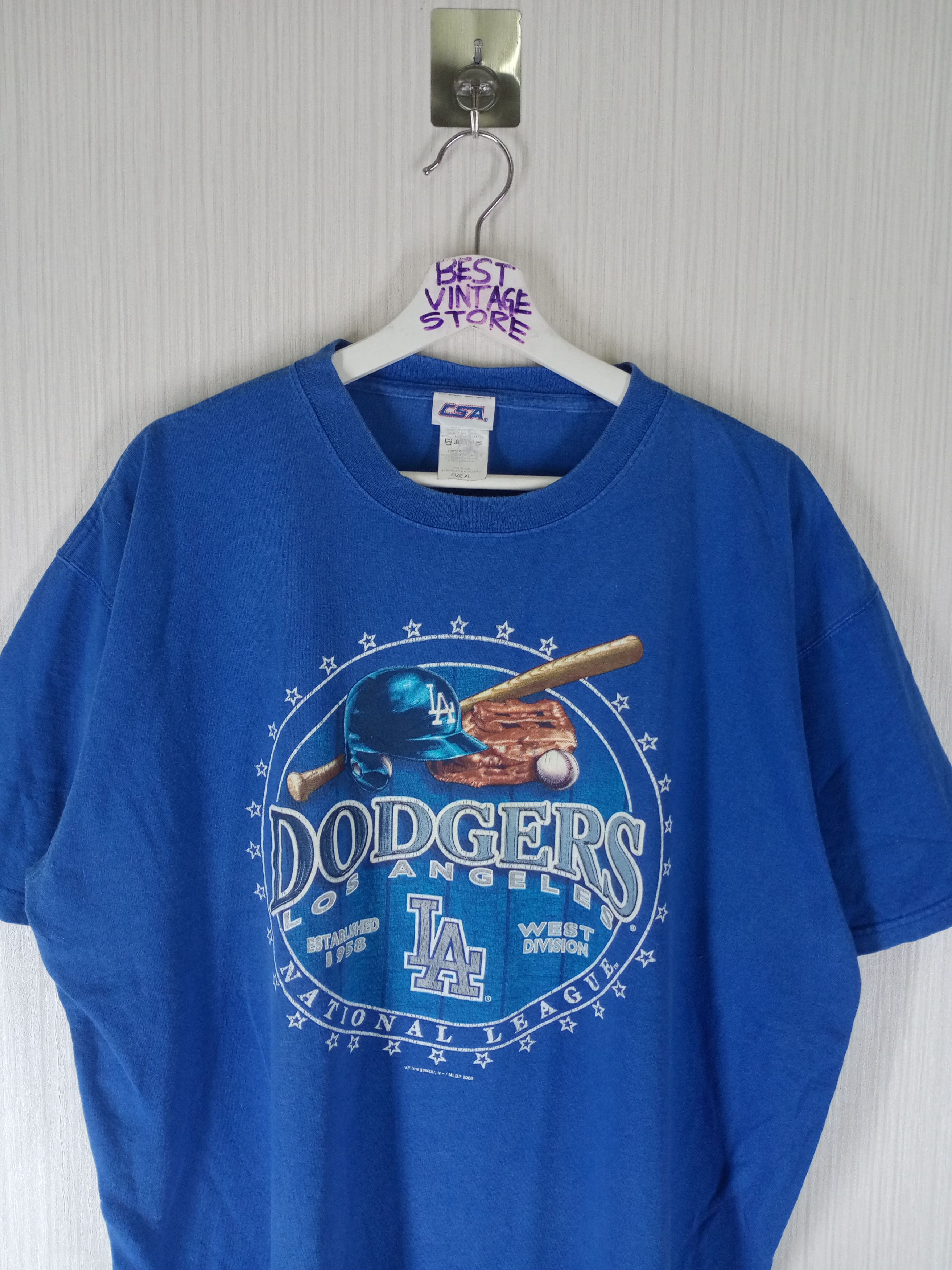 MLB Vintage Los Angeles Dodgers T Shirt Size US XL / EU 56 / 4 - 3 Thumbnail