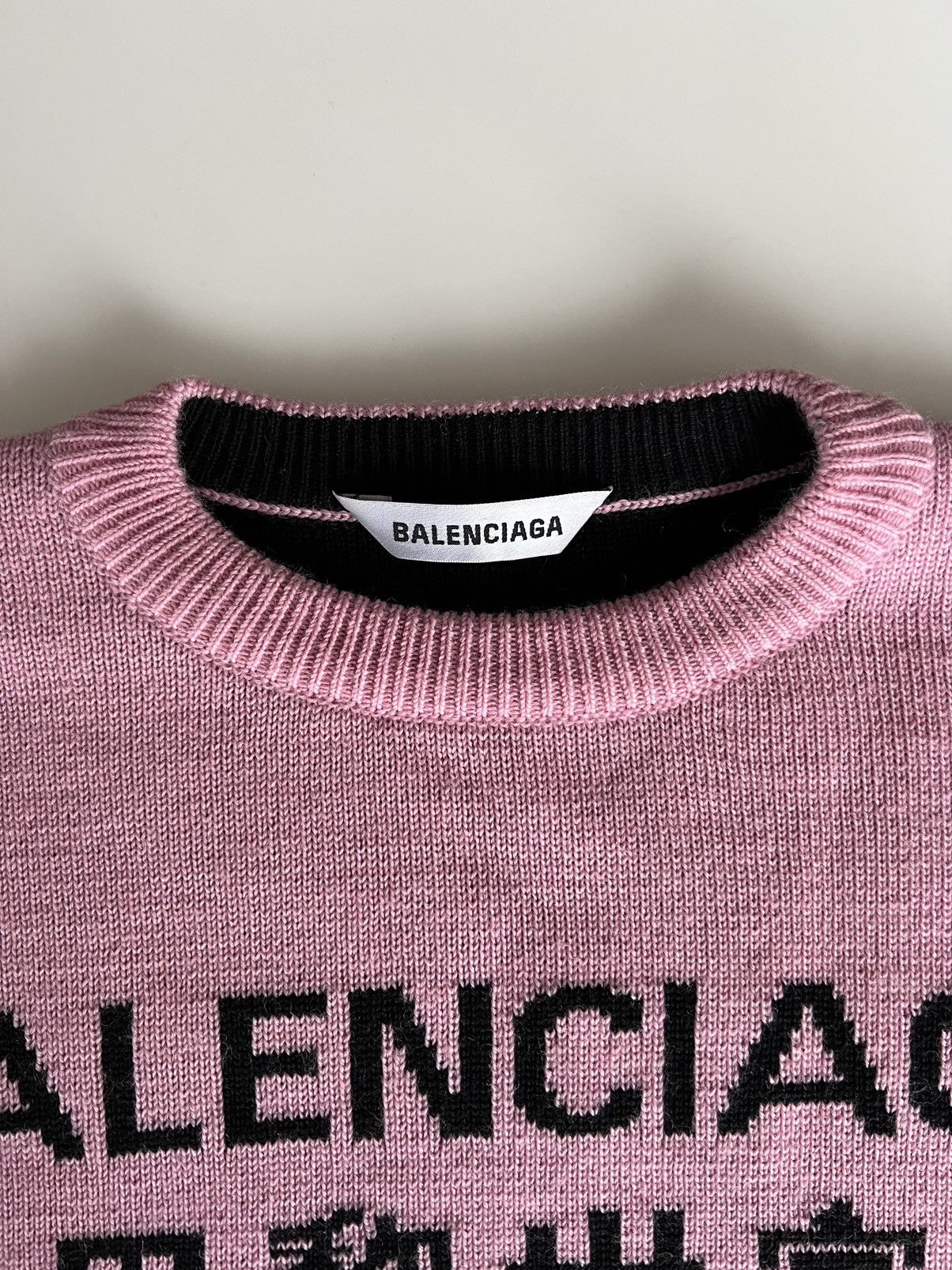Balenciaga 💥$1.5 Value💥Balenciaga Language Logo Sweater Size US S / EU 44-46 / 1 - 4 Thumbnail
