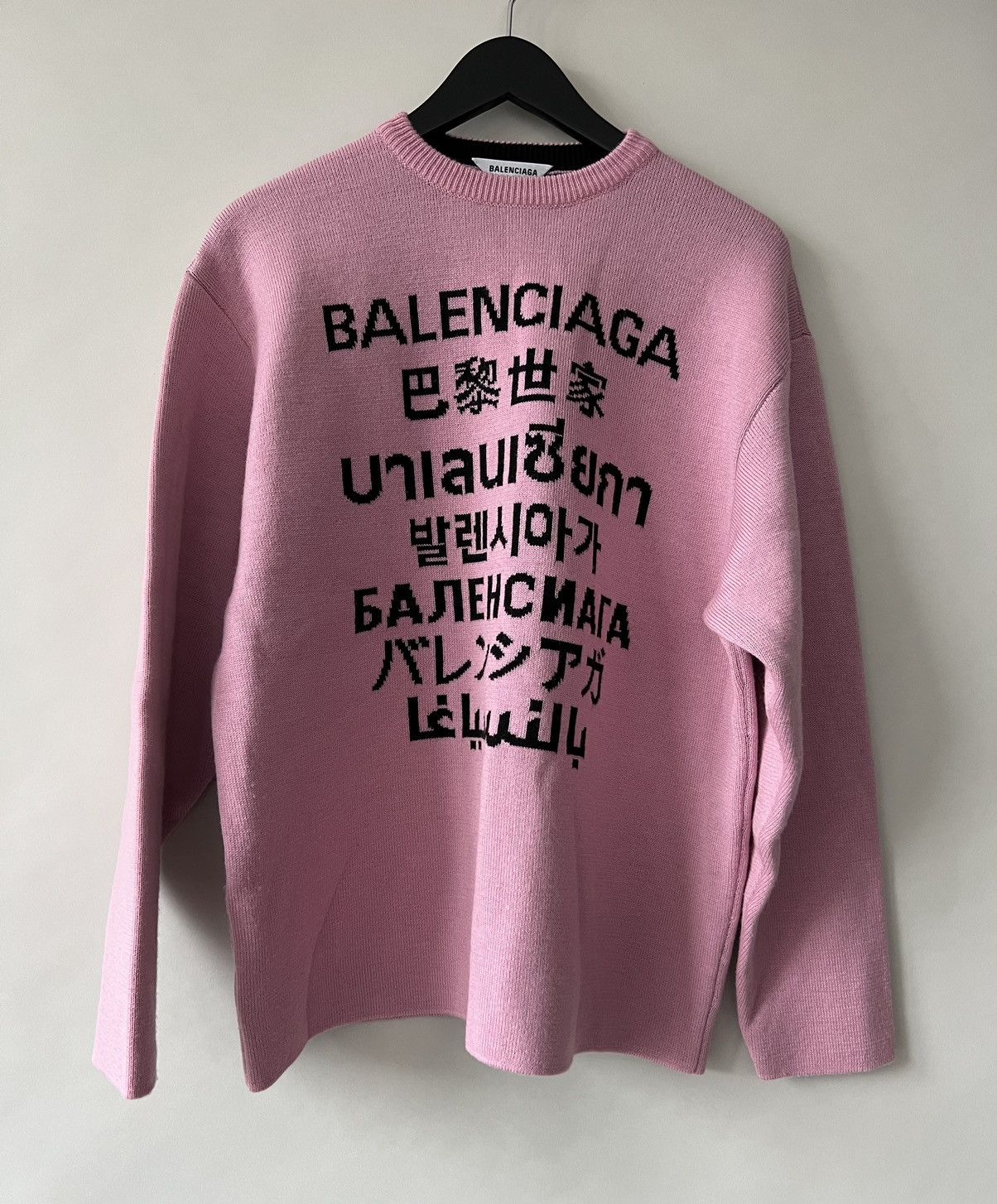Balenciaga 💥$1.5 Value💥Balenciaga Language Logo Sweater Size US S / EU 44-46 / 1 - 2 Thumbnail