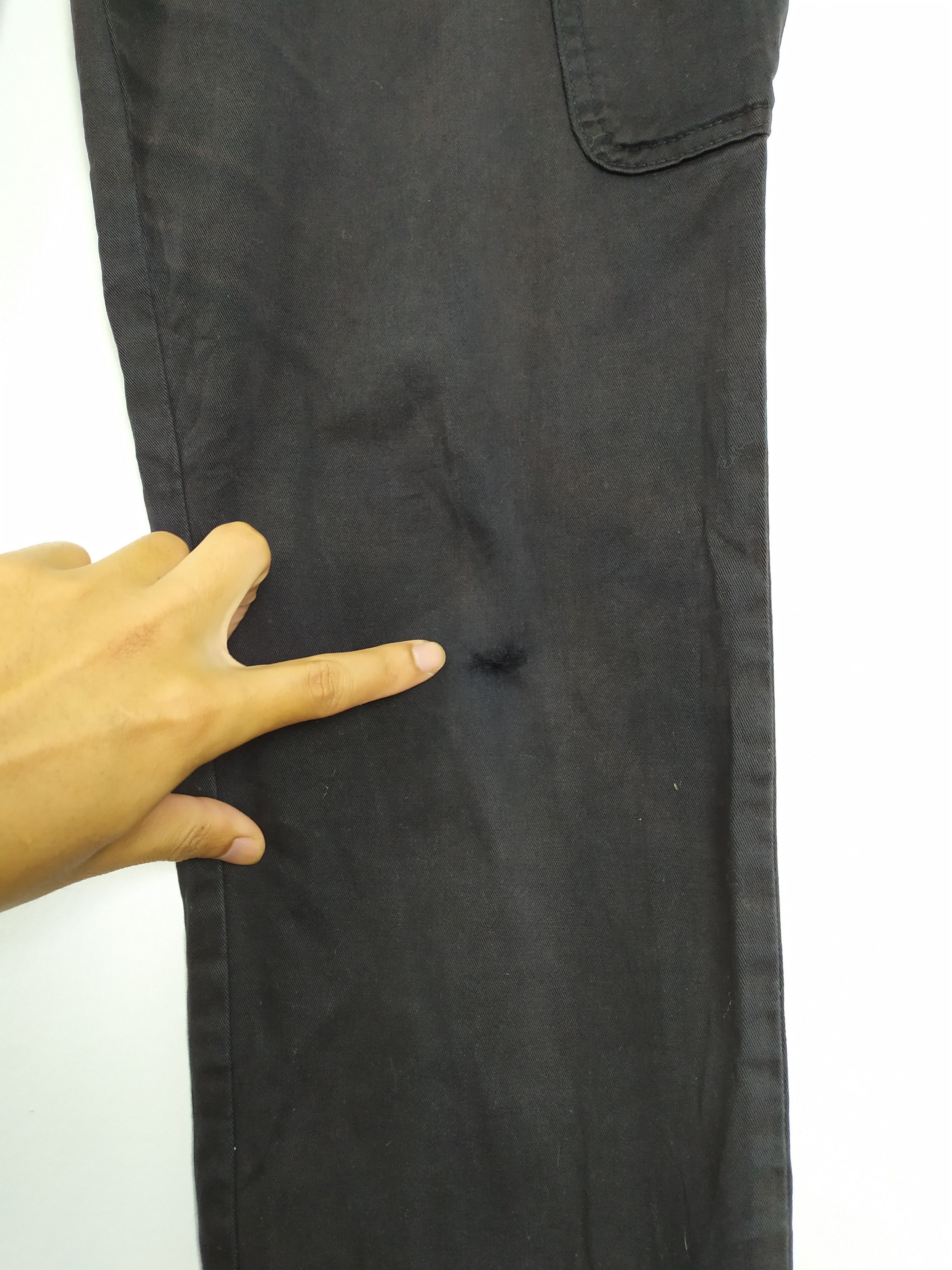 Japanese Brand × Vintage VINTAGE JAPANESE FADED BLACK CARGO PANTS DAMAGE KNEE Size US 31 - 7 Thumbnail
