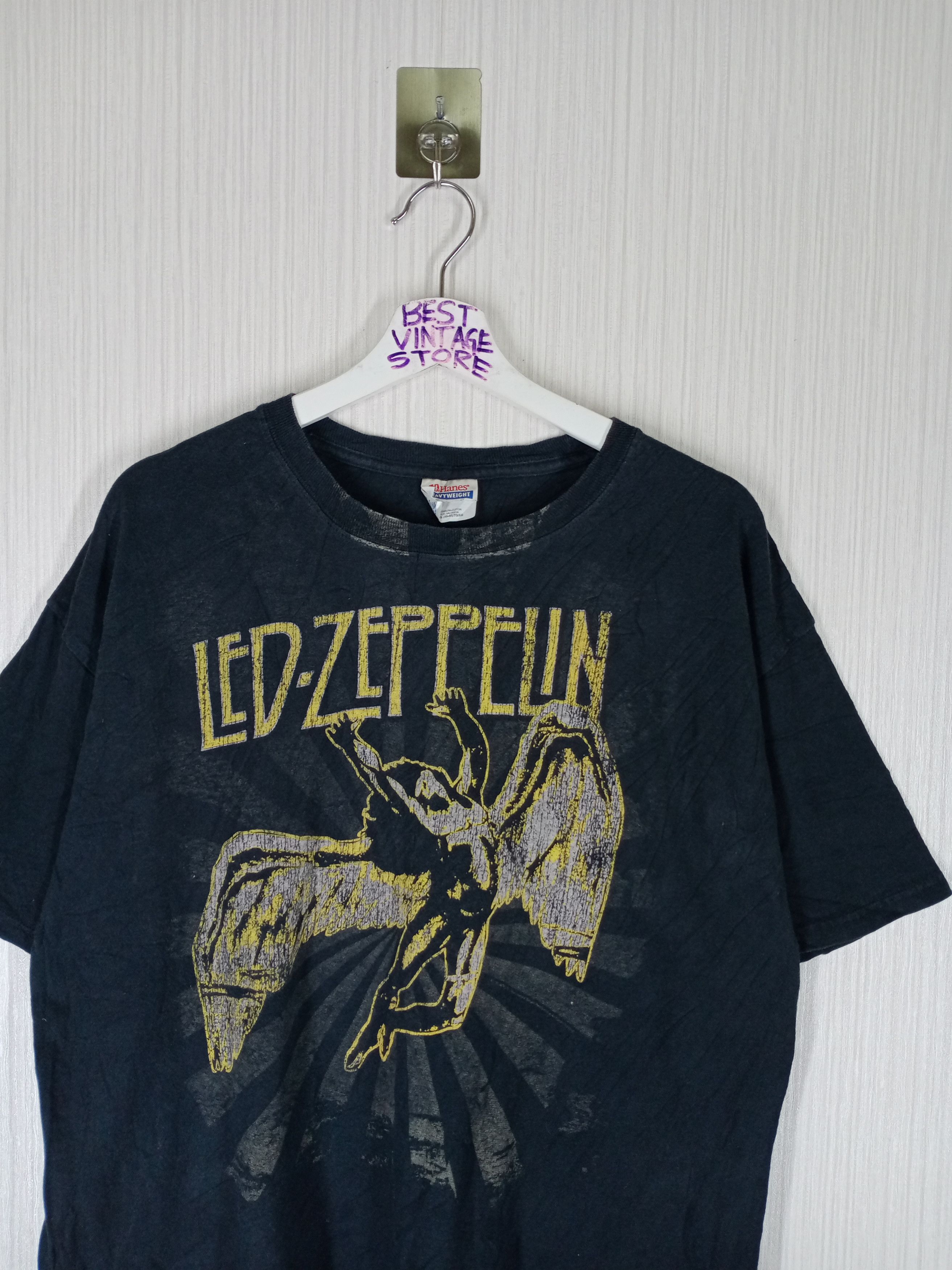 Band Tees Vintage LED ZEPPELIN American Rock Band t-shirt Size US XL / EU 56 / 4 - 2 Thumbnail