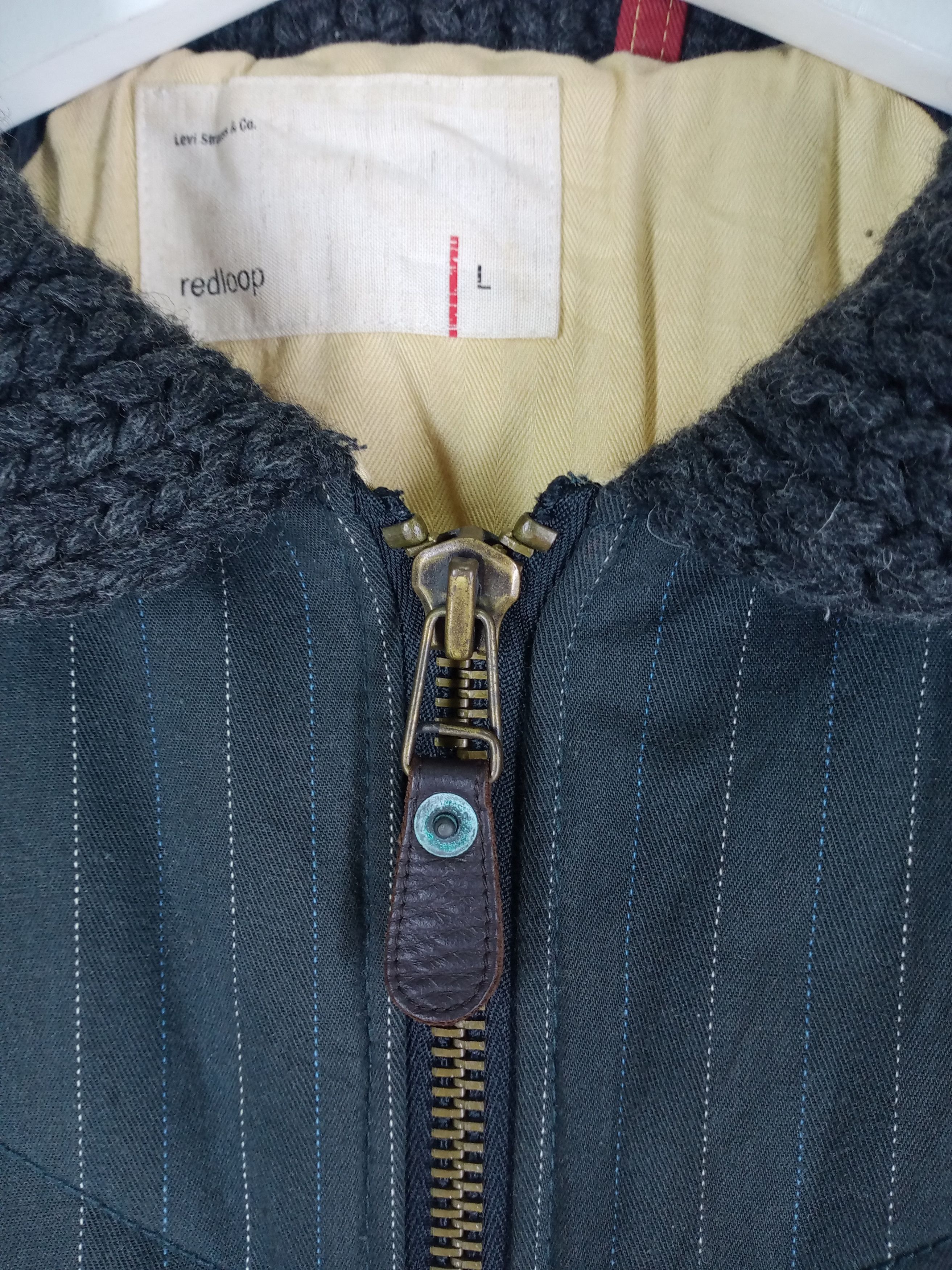 Levi's Vintage Levi's Red Loop Knit Sleeve Bomber Jacket Size US L / EU 52-54 / 3 - 6 Thumbnail