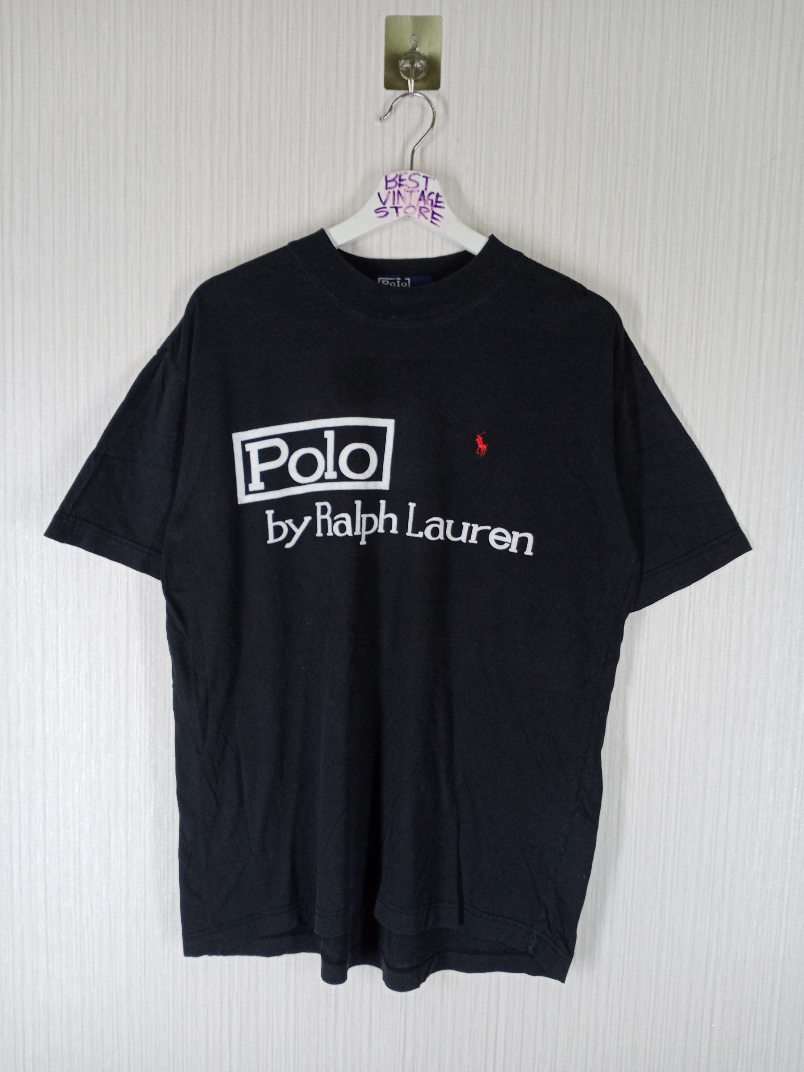 Polo Ralph Lauren Vintage 90s Polo Ralph Lauren Big Logo T Shirt Size US M / EU 48-50 / 2 - 1 Thumbnail