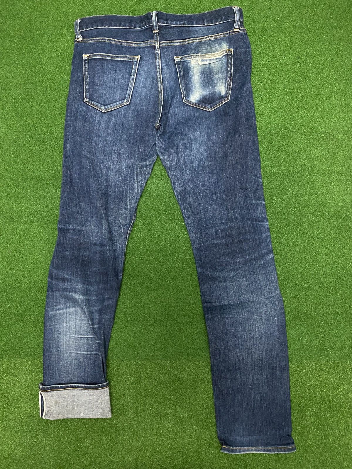 Japanese Brand DISTRESSED UNIQLO SELVAGE DENIM Size US 32 / EU 48 - 11 Thumbnail
