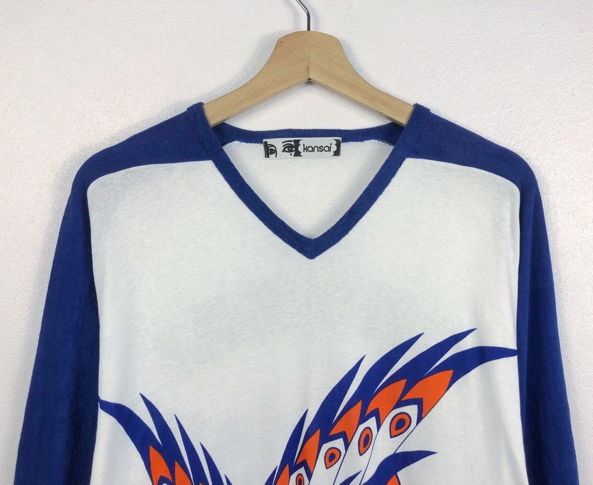 Honda × Kansai Yamamoto × Vintage Rare Vintage 80s Kansai Yamamoto for Humming Honda Tops Size US M / EU 48-50 / 2 - 2 Thumbnail