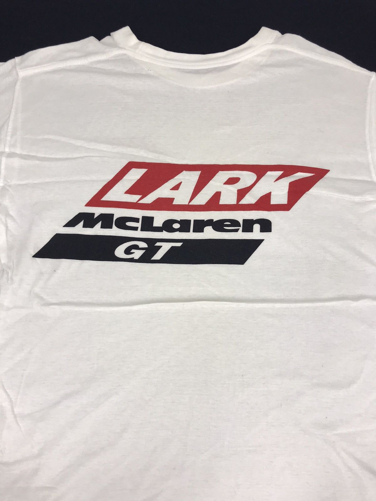 Vintage Vintage 90s Lark McLaren GT Motorsport Team Tee Big Logo Size US M / EU 48-50 / 2 - 2 Thumbnail