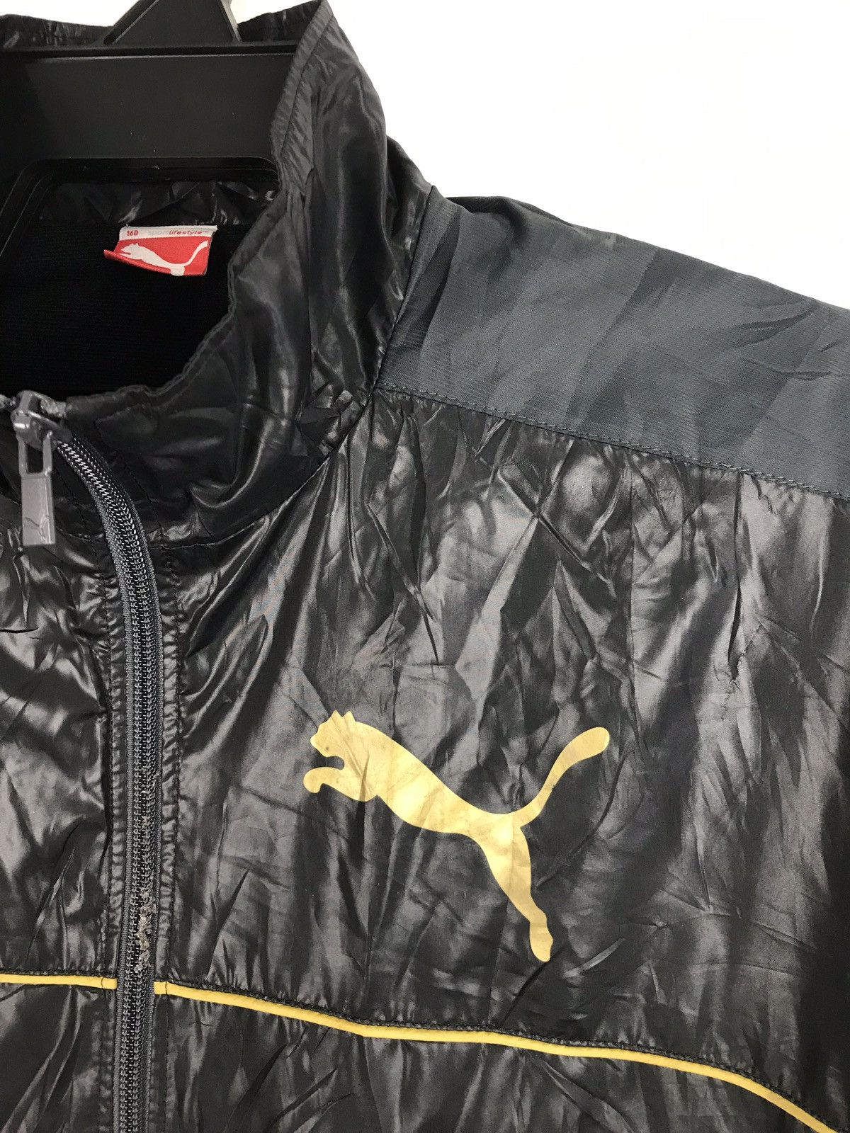 Puma Puma Windbreaker Simple Jacket Jogger Raincoat Big Logo Size US L / EU 52-54 / 3 - 13 Thumbnail