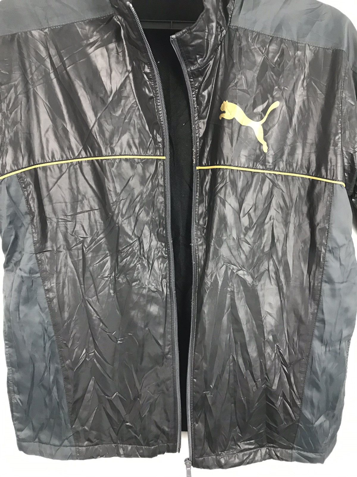 Puma Puma Windbreaker Simple Jacket Jogger Raincoat Big Logo Size US L / EU 52-54 / 3 - 15 Thumbnail