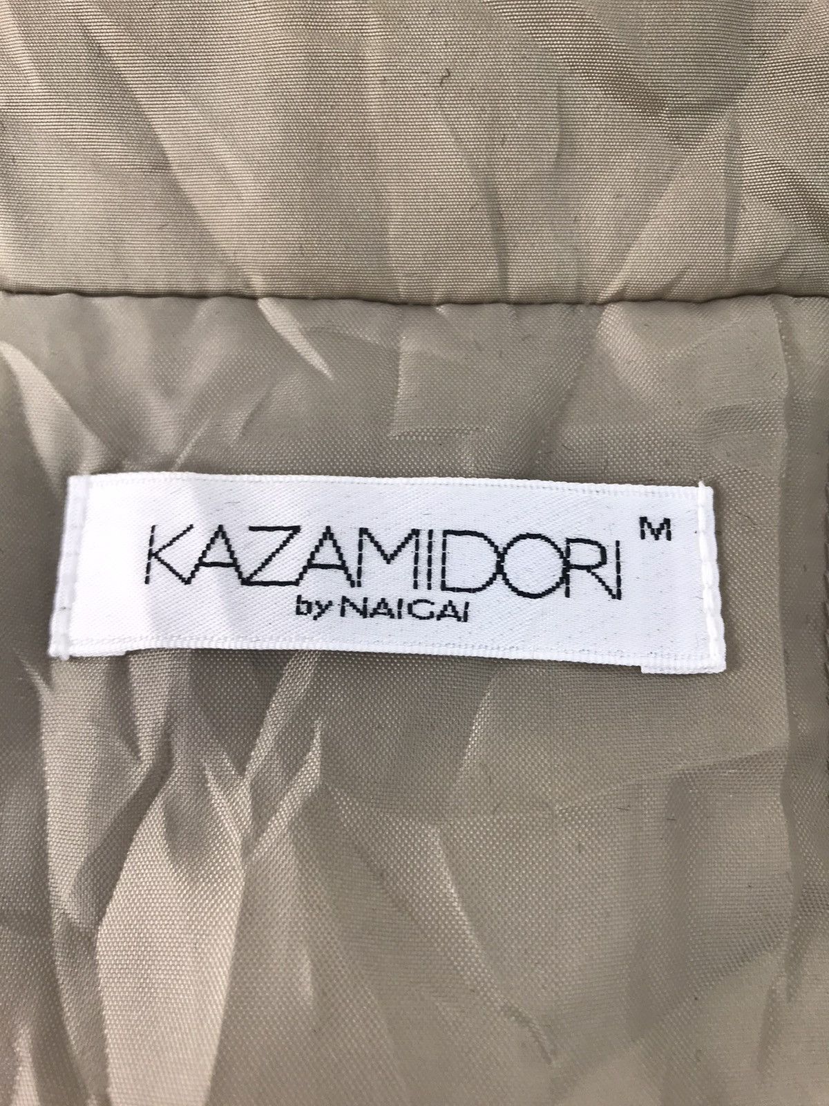 Japanese Brand × Vintage Kazamidori Quilted Padded Sleeveless Vest Jacket Popart Size US M / EU 48-50 / 2 - 6 Thumbnail