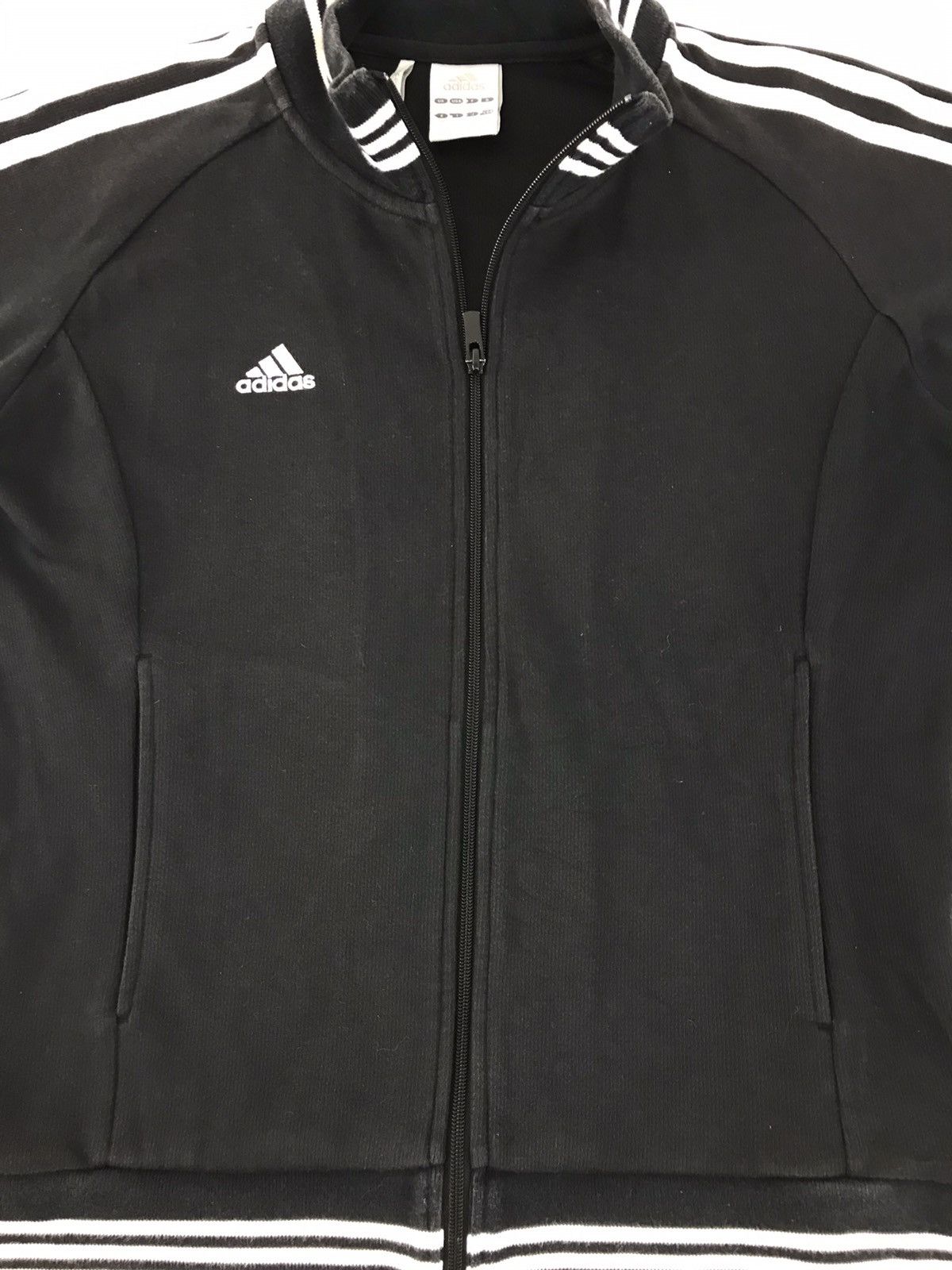 Adidas Vintage Adidas Sweatshirt Hoodies Jacket Striped Sleeve Size S / US 4 / IT 40 - 4 Thumbnail