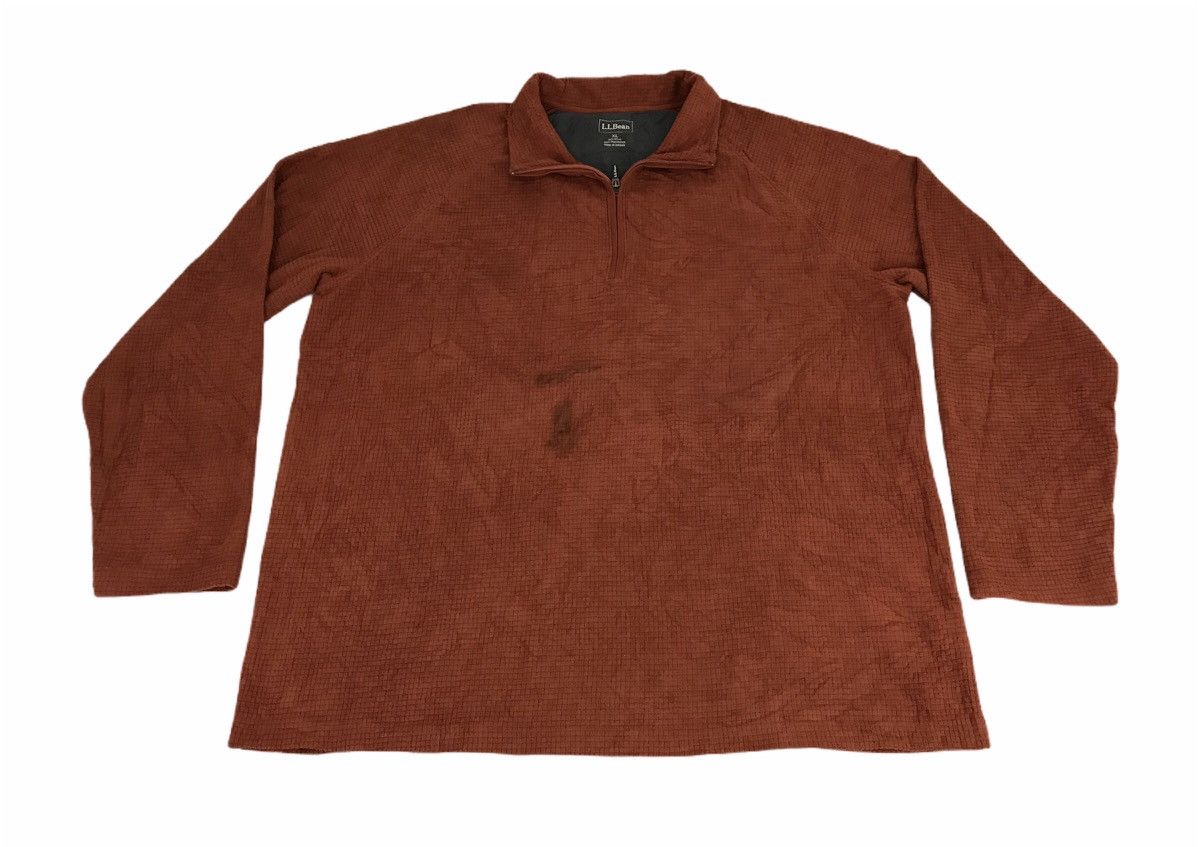 Vintage Bean Fleece Sweatshirt Half Zipper Streetwear