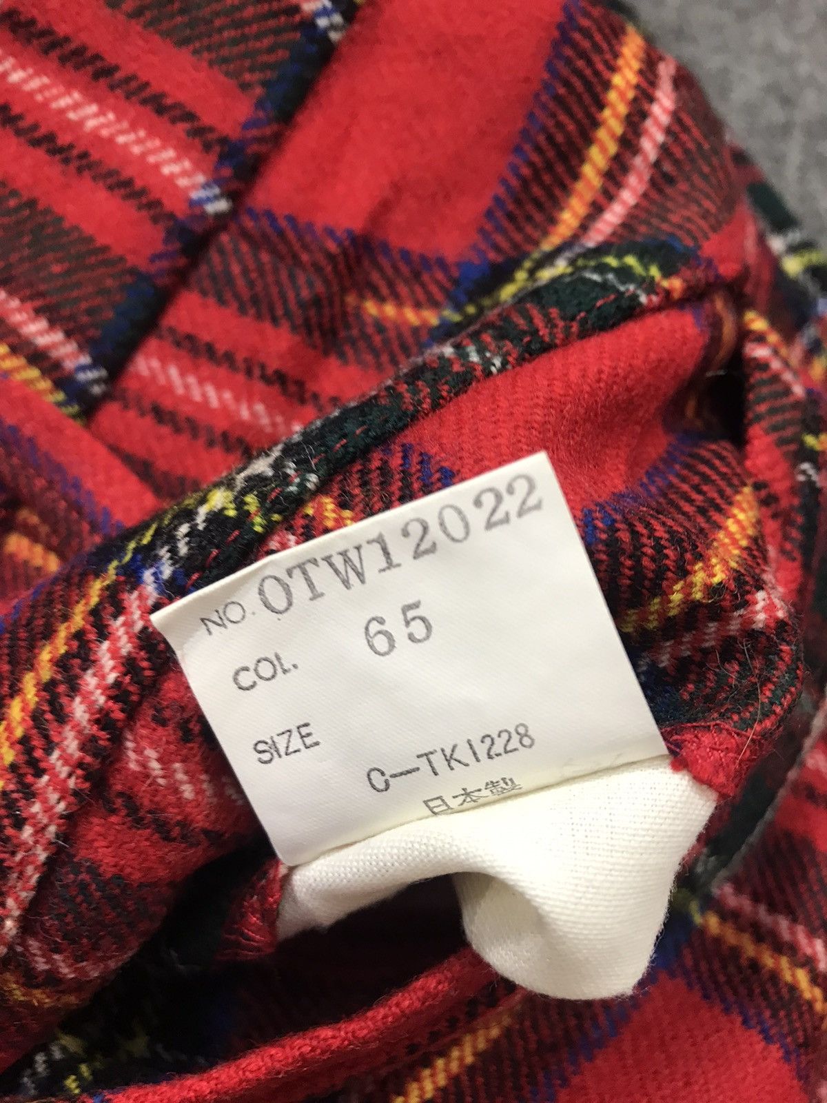 Japanese Brand × Vintage O Henry Plaid Checked Tartan Wool Pant Size US 28 / EU 44 - 8 Thumbnail