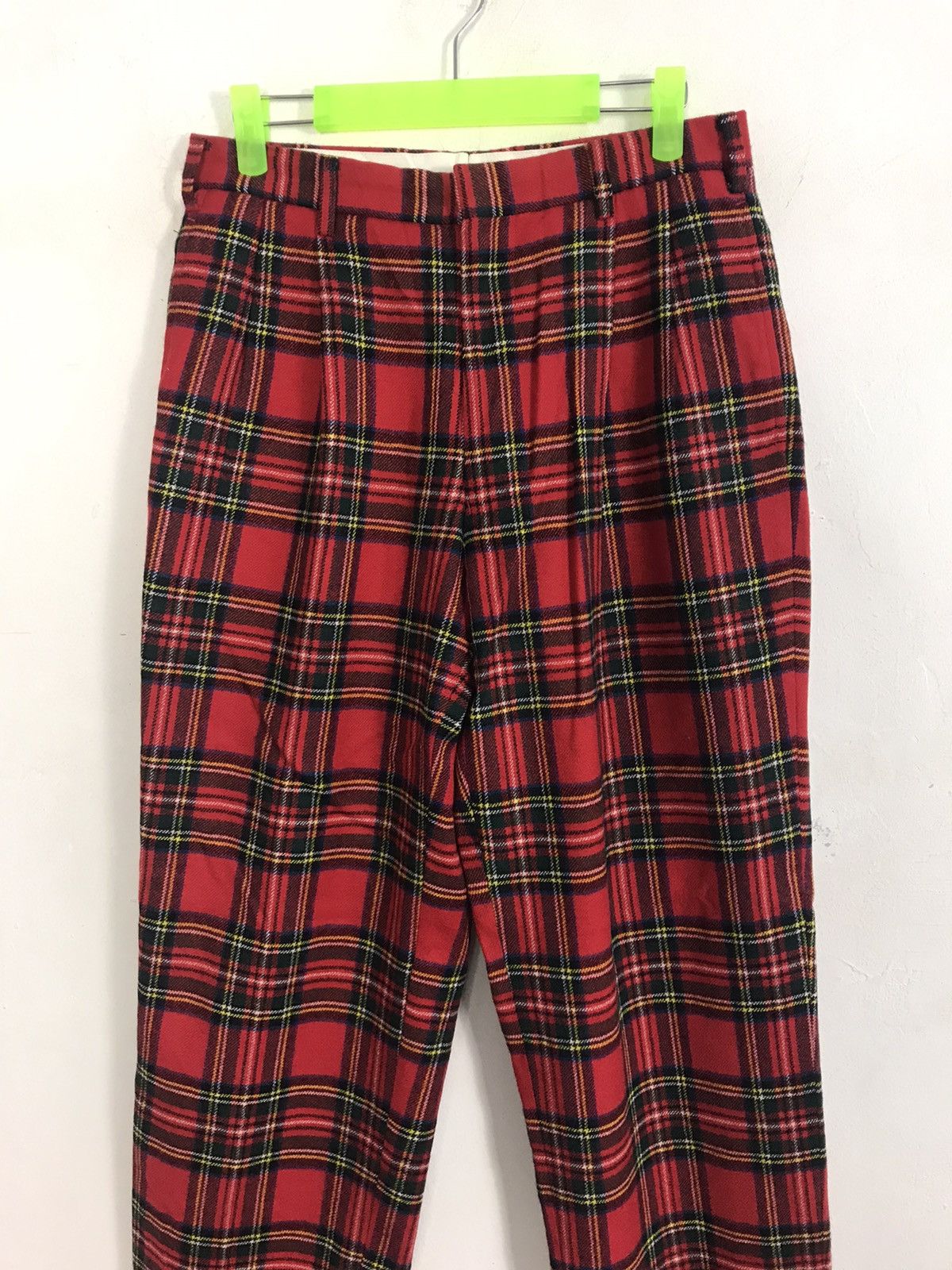 Japanese Brand × Vintage O Henry Plaid Checked Tartan Wool Pant Size US 28 / EU 44 - 3 Thumbnail