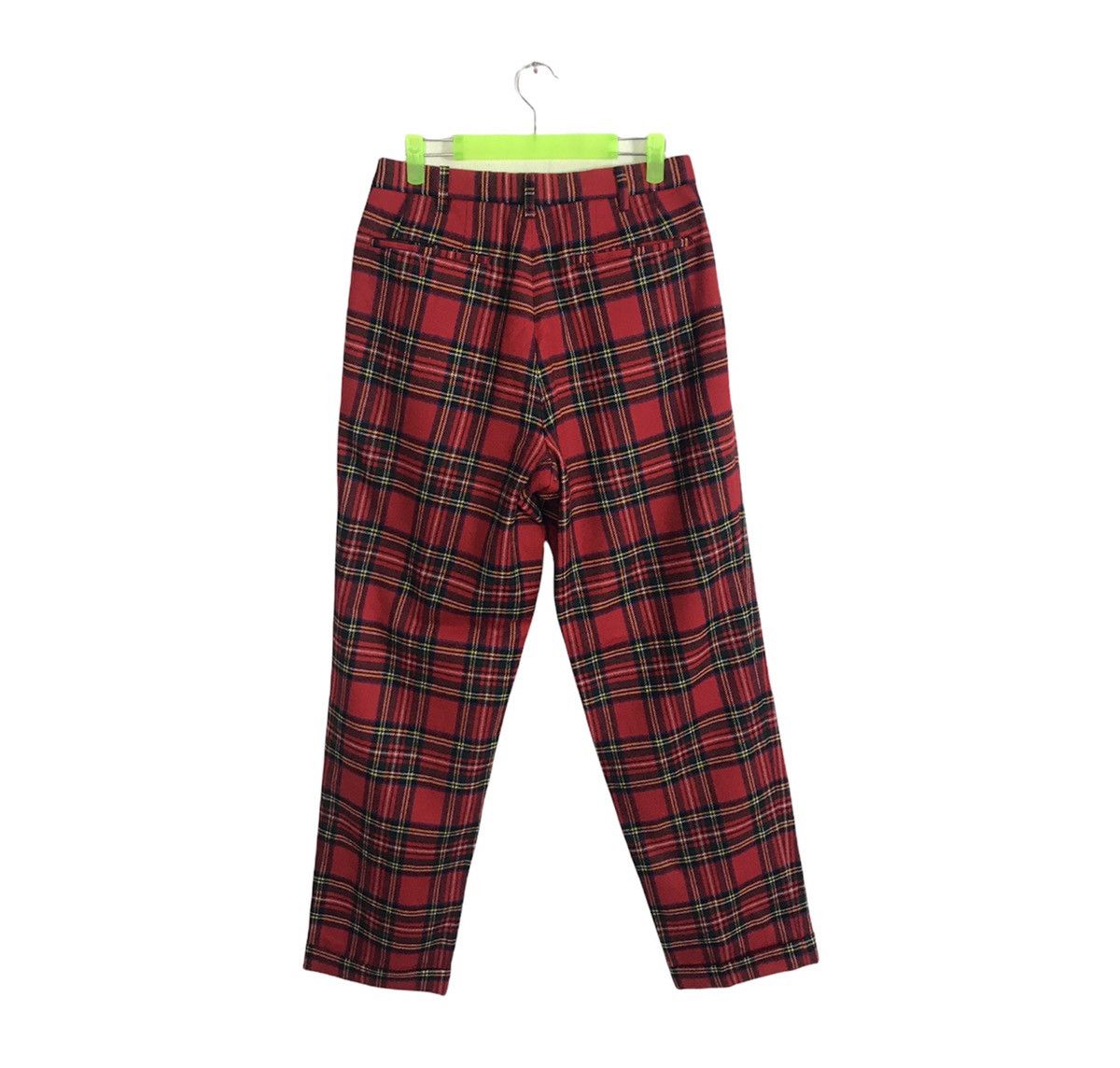 Japanese Brand × Vintage O Henry Plaid Checked Tartan Wool Pant Size US 28 / EU 44 - 2 Thumbnail