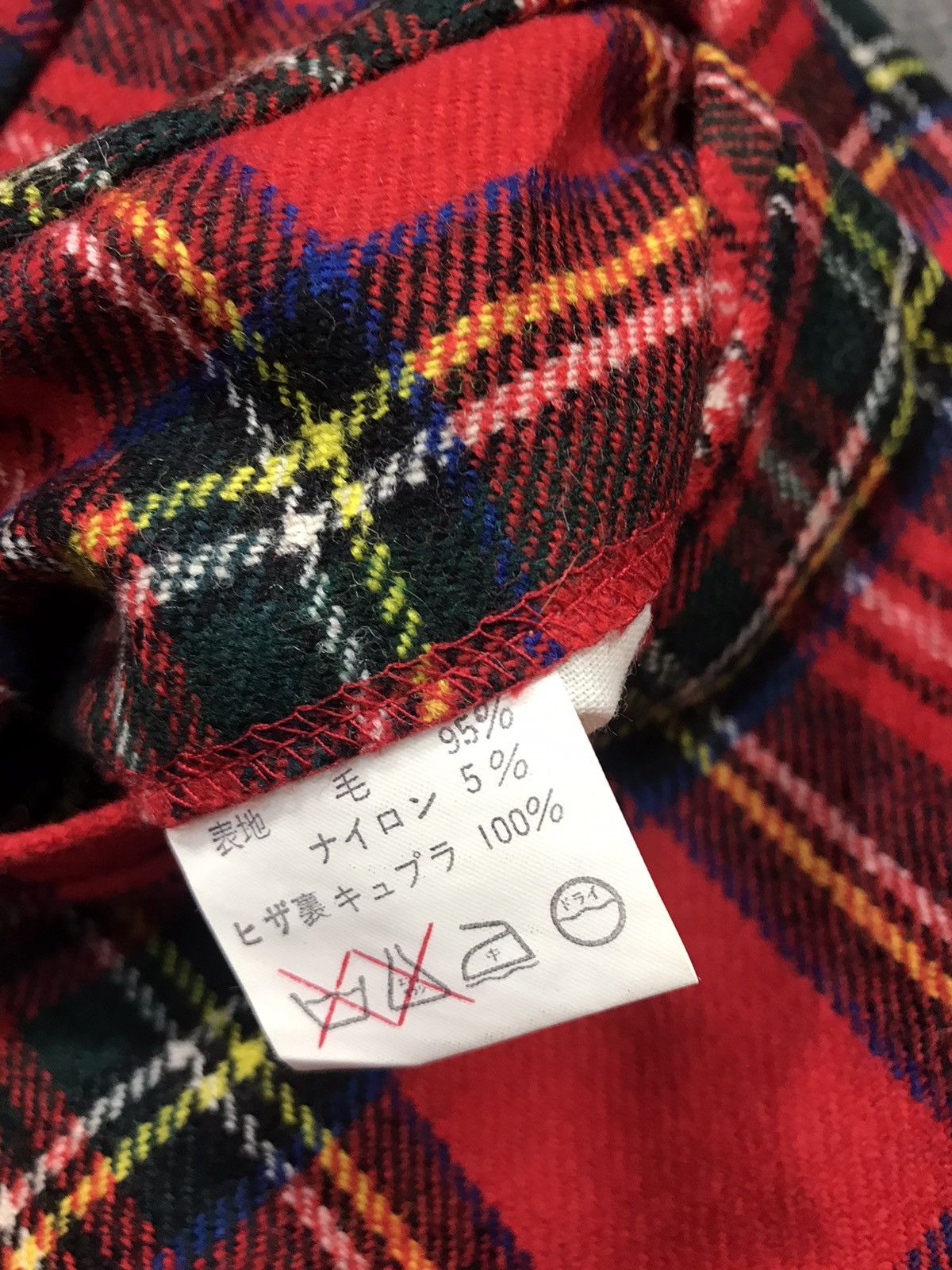 Japanese Brand × Vintage O Henry Plaid Checked Tartan Wool Pant Size US 28 / EU 44 - 7 Thumbnail