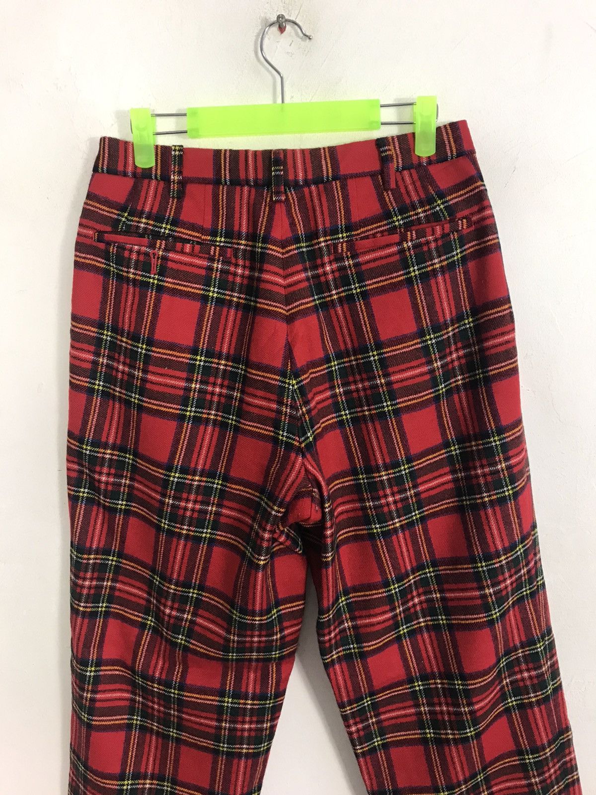 Japanese Brand × Vintage O Henry Plaid Checked Tartan Wool Pant Size US 28 / EU 44 - 4 Thumbnail