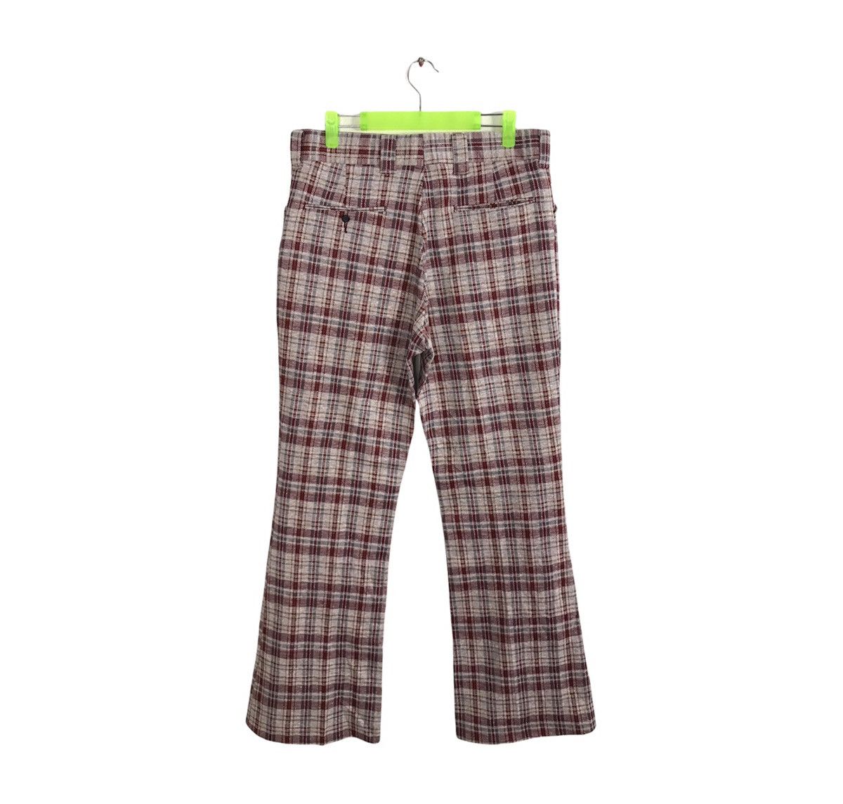 Levi's × Levi's Vintage Clothing × Vintage Levi’s & Strauss Panatela Knit Trousers Pant Checked Bootcut Size US 32 / EU 48 - 2 Thumbnail