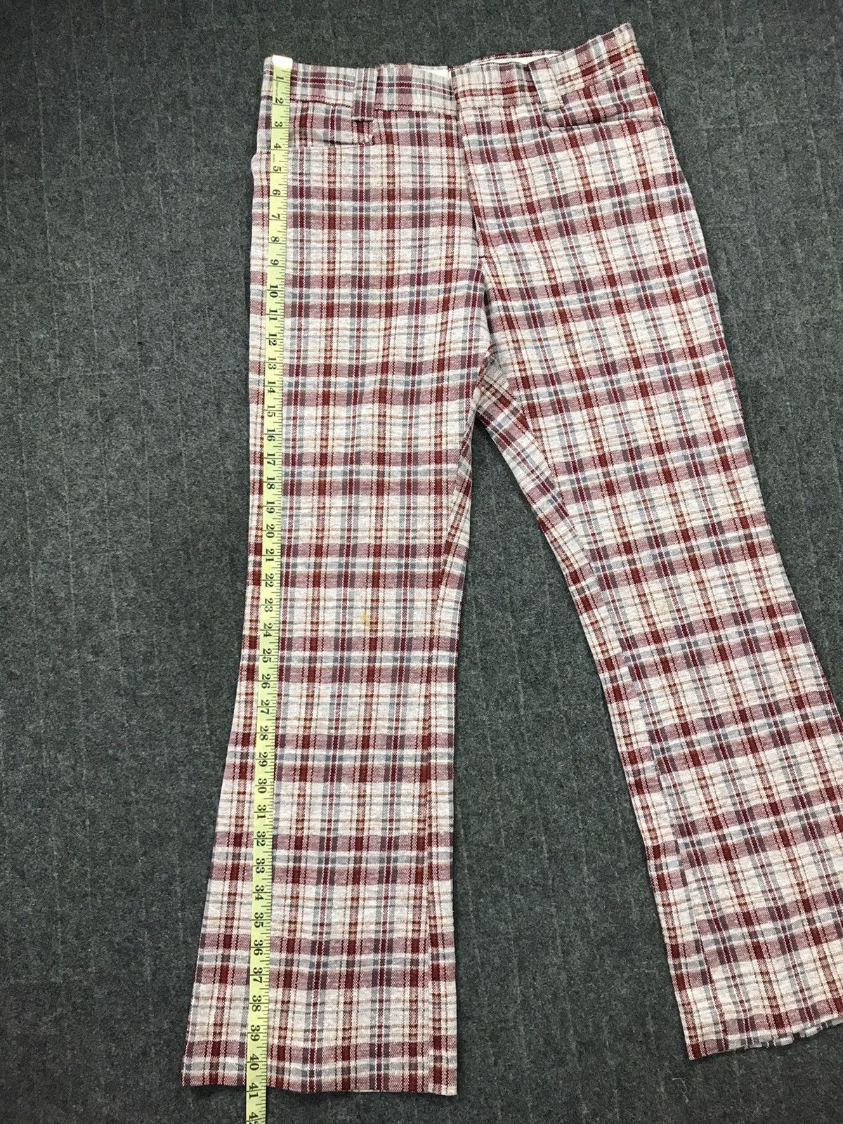 Levi's × Levi's Vintage Clothing × Vintage Levi’s & Strauss Panatela Knit Trousers Pant Checked Bootcut Size US 32 / EU 48 - 9 Thumbnail