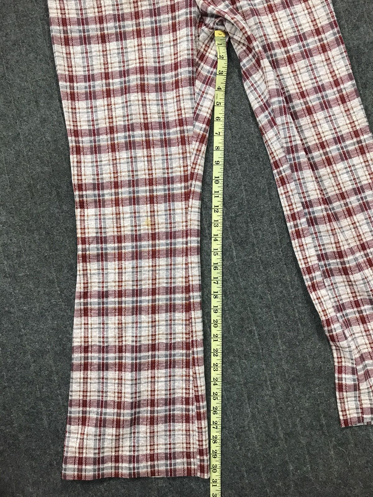 Levi's × Levi's Vintage Clothing × Vintage Levi’s & Strauss Panatela Knit Trousers Pant Checked Bootcut Size US 32 / EU 48 - 10 Thumbnail