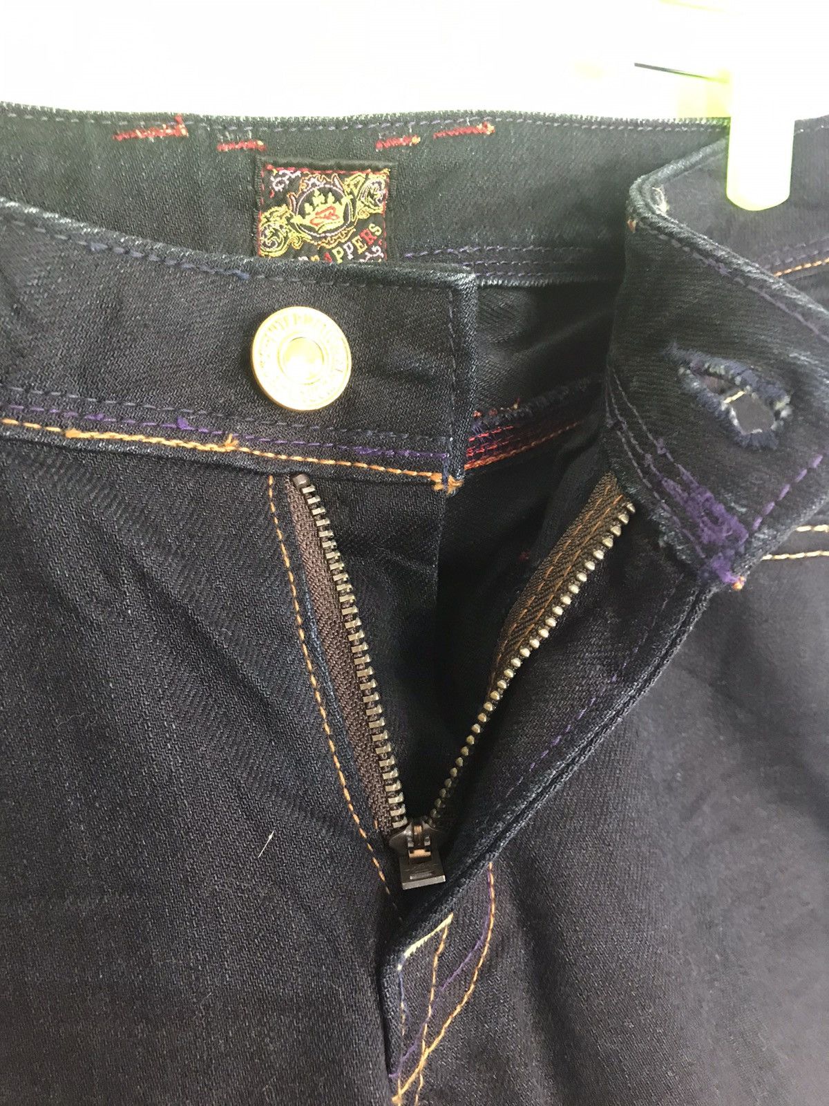 Japanese Brand × Vintage Vintage Brappers Japanese Brand Denim Jeans Indigo Bootcut Size 31" - 3 Thumbnail