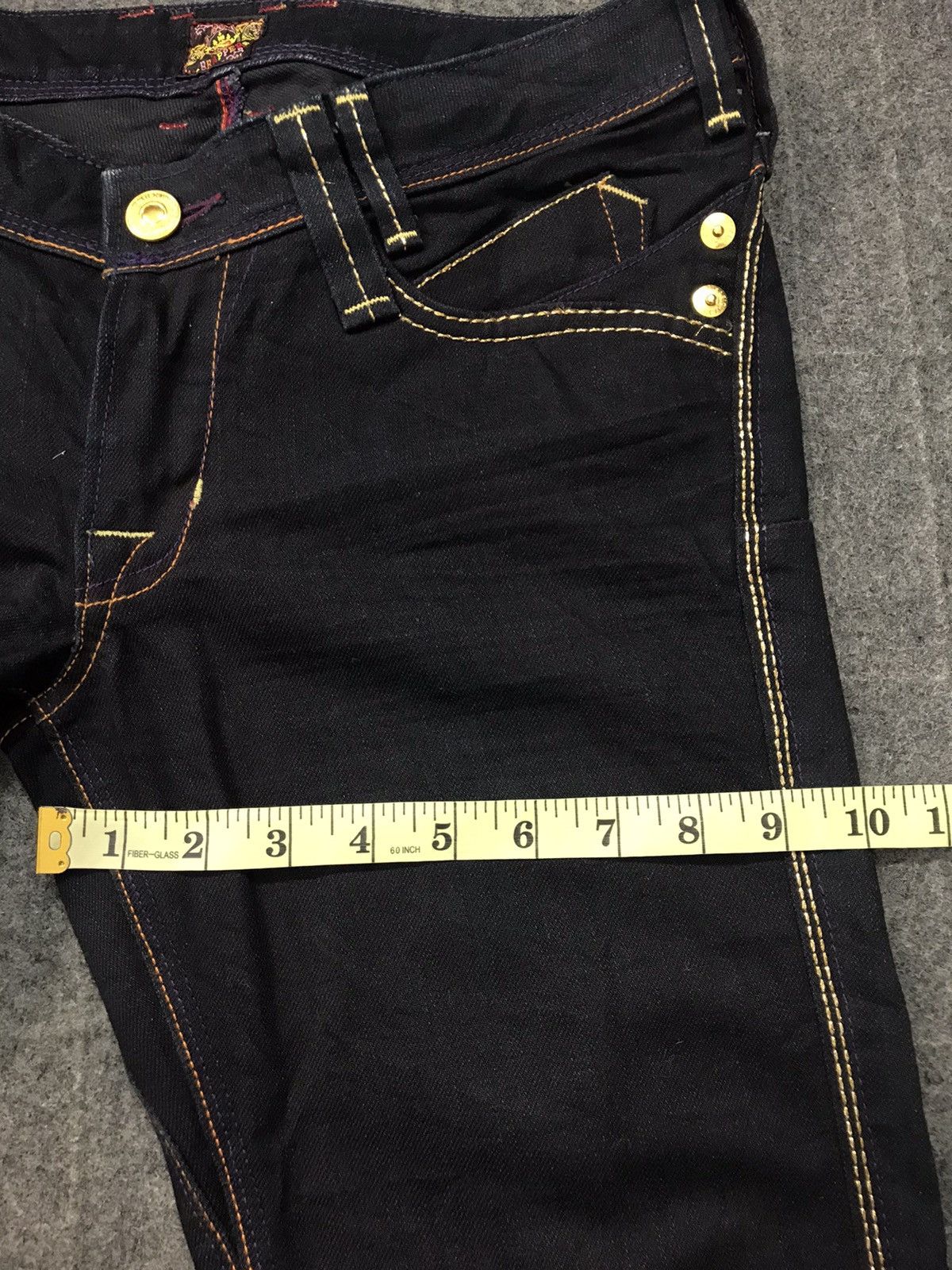 Japanese Brand × Vintage Vintage Brappers Japanese Brand Denim Jeans Indigo Bootcut Size 31" - 14 Thumbnail
