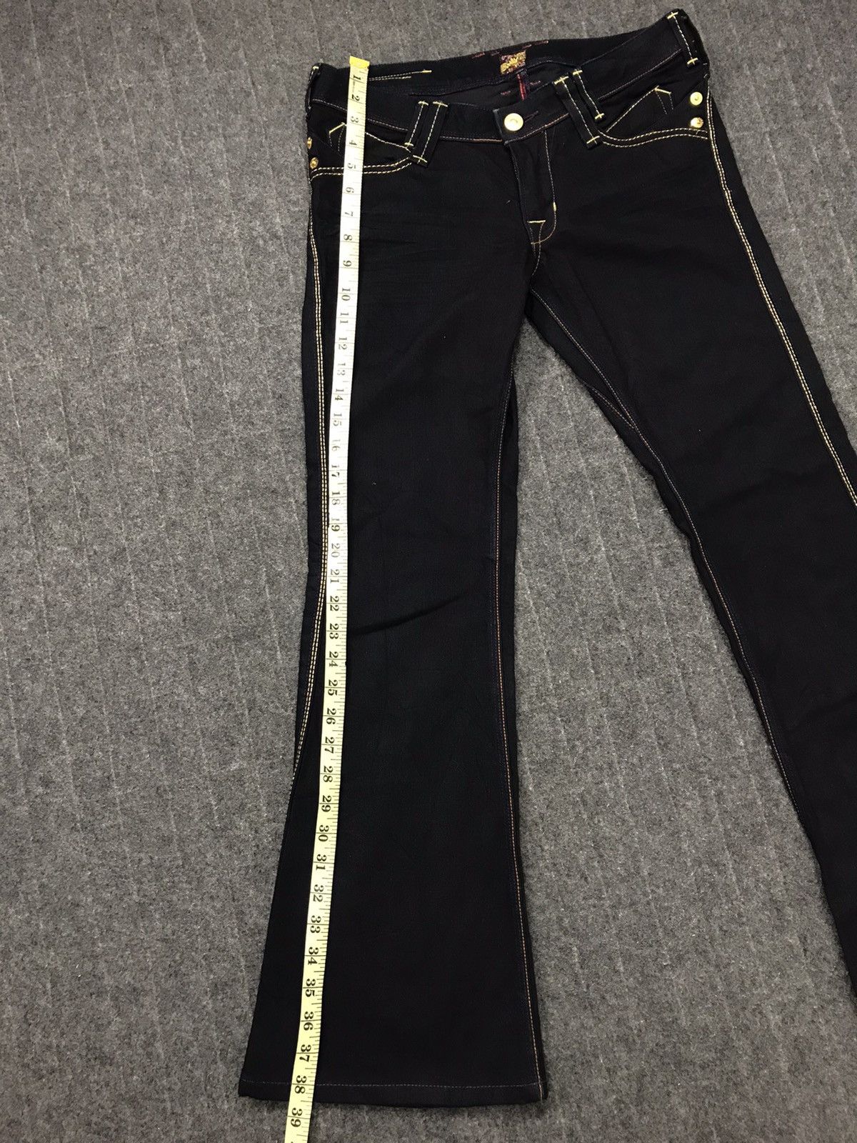 Japanese Brand × Vintage Vintage Brappers Japanese Brand Denim Jeans Indigo Bootcut Size 31" - 11 Thumbnail
