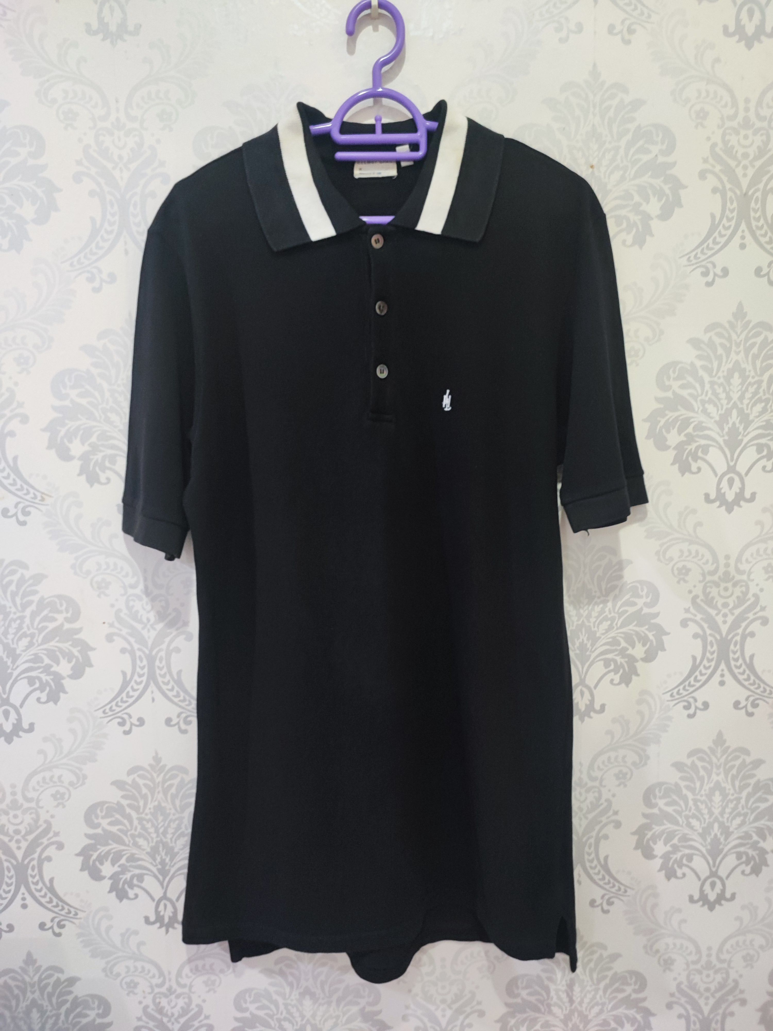 Helmut Lang Rare!! Vintage Archive 1998 Mini logo Helmut Lang Polo Shirt Size US M / EU 48-50 / 2 - 1 Thumbnail