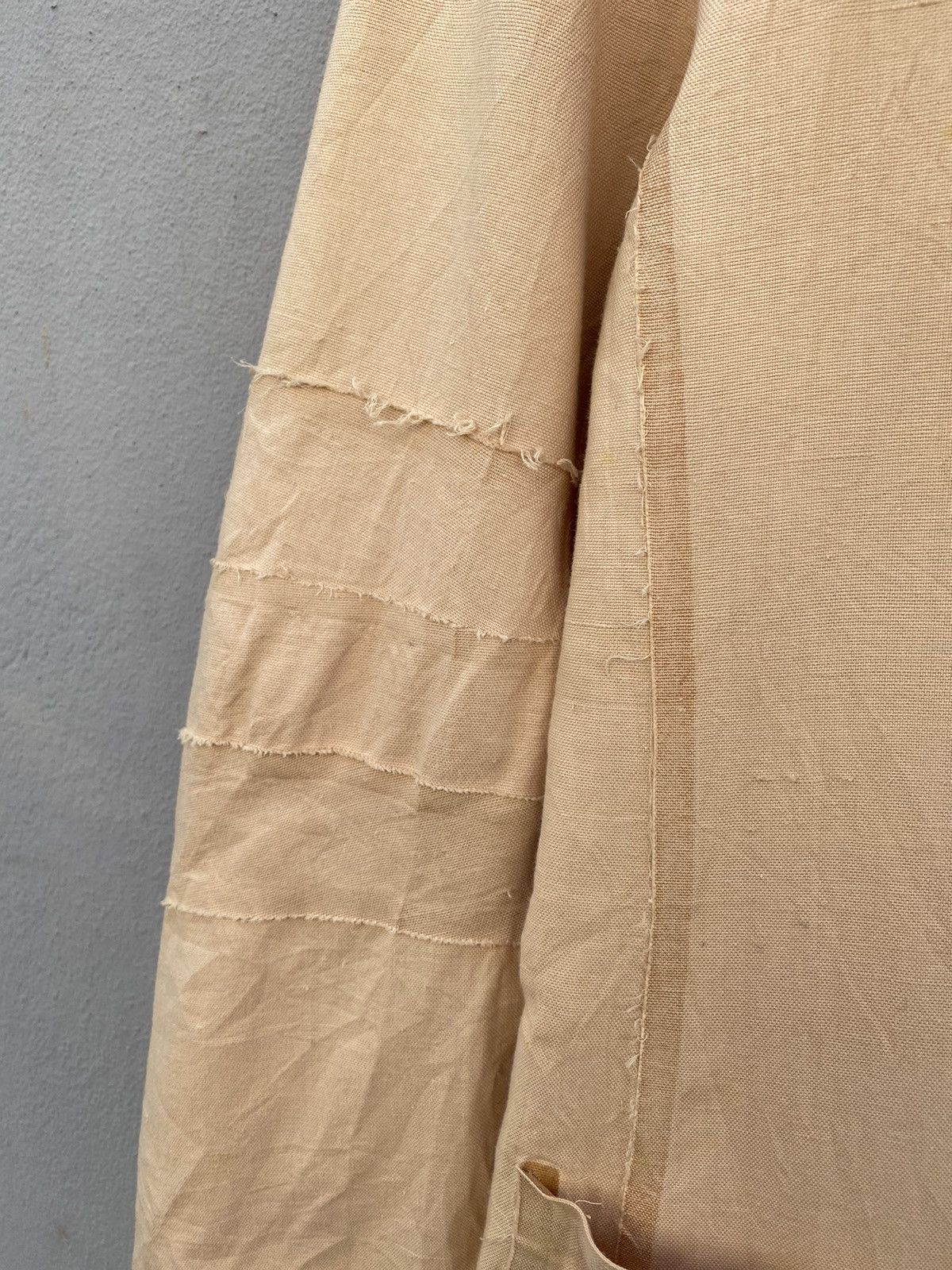Issey Miyake Vintage 80s ~ 90s Reconstructed ISSEY MIYAKE Glued Blazer Size 40R - 8 Thumbnail