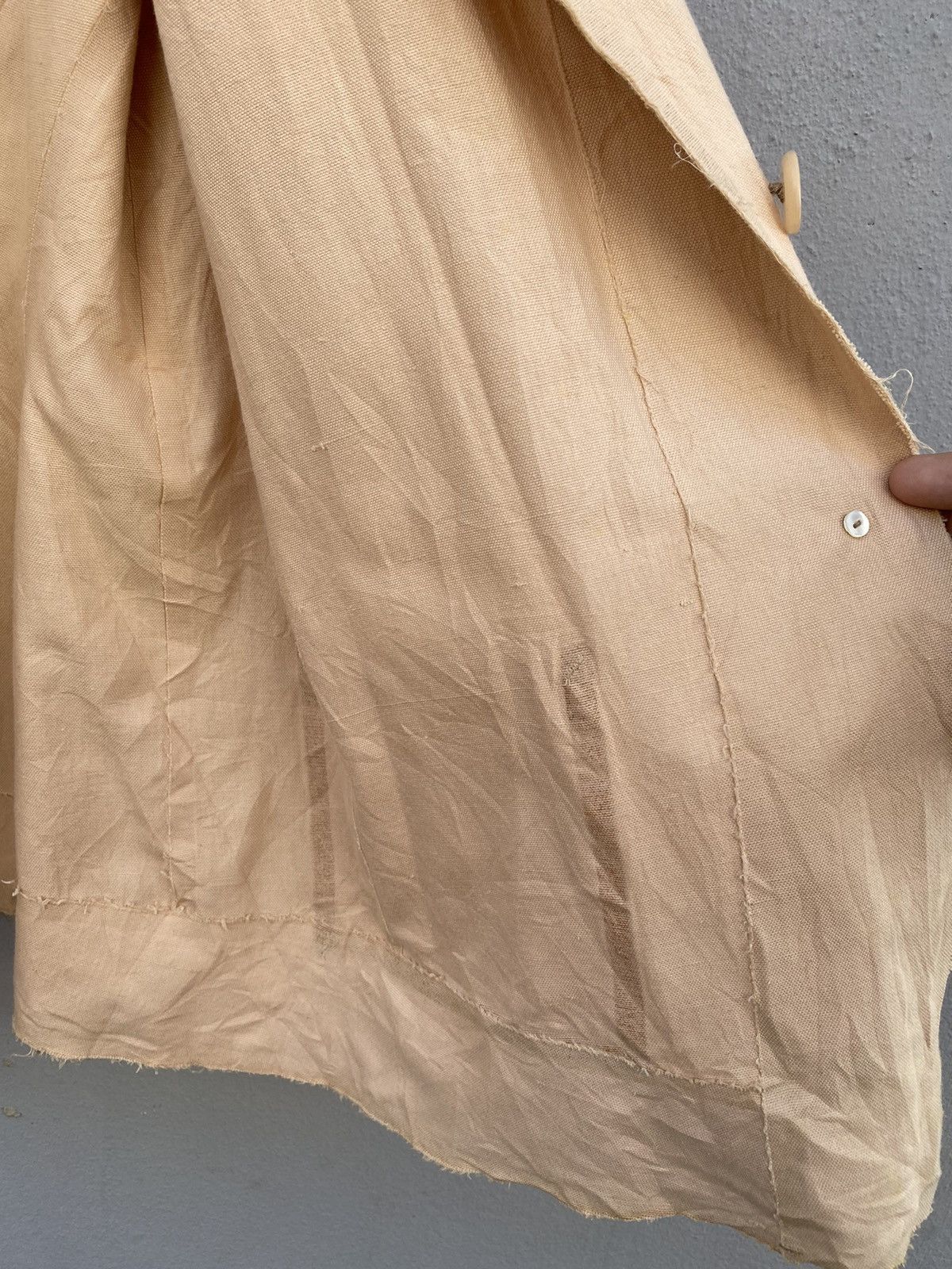 Issey Miyake Vintage 80s ~ 90s Reconstructed ISSEY MIYAKE Glued Blazer Size 40R - 9 Thumbnail