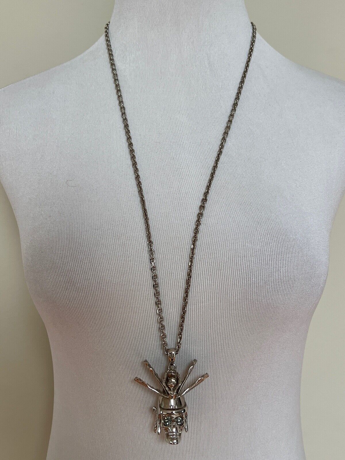 Alexander McQueen Necklace Chain in Silver Size ONE SIZE - 8 Thumbnail