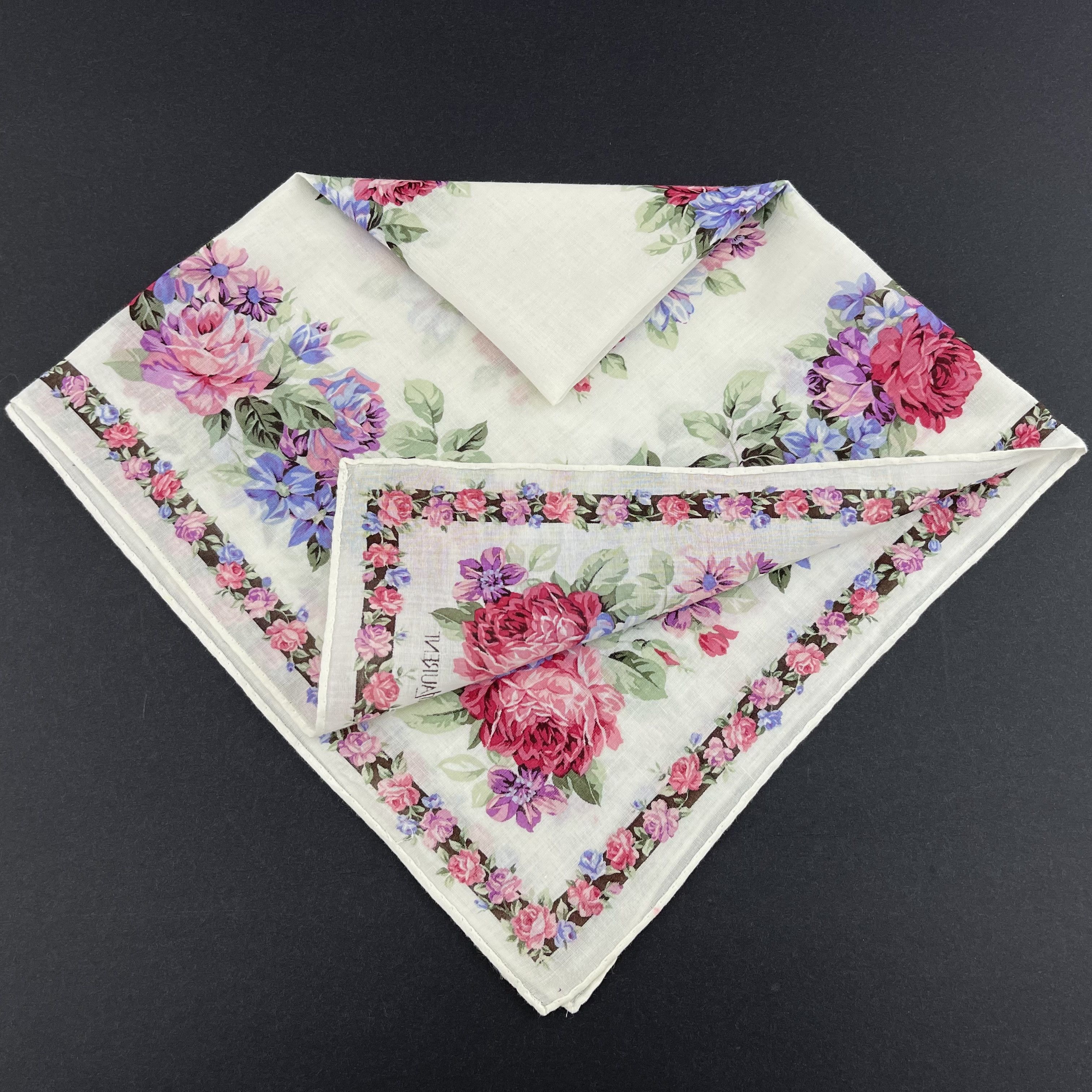 Vintage × Yves Saint Laurent Yves Saint Laurent Handkerchief/Neckerchief/Bandana-KD2340 Size ONE SIZE - 6 Thumbnail
