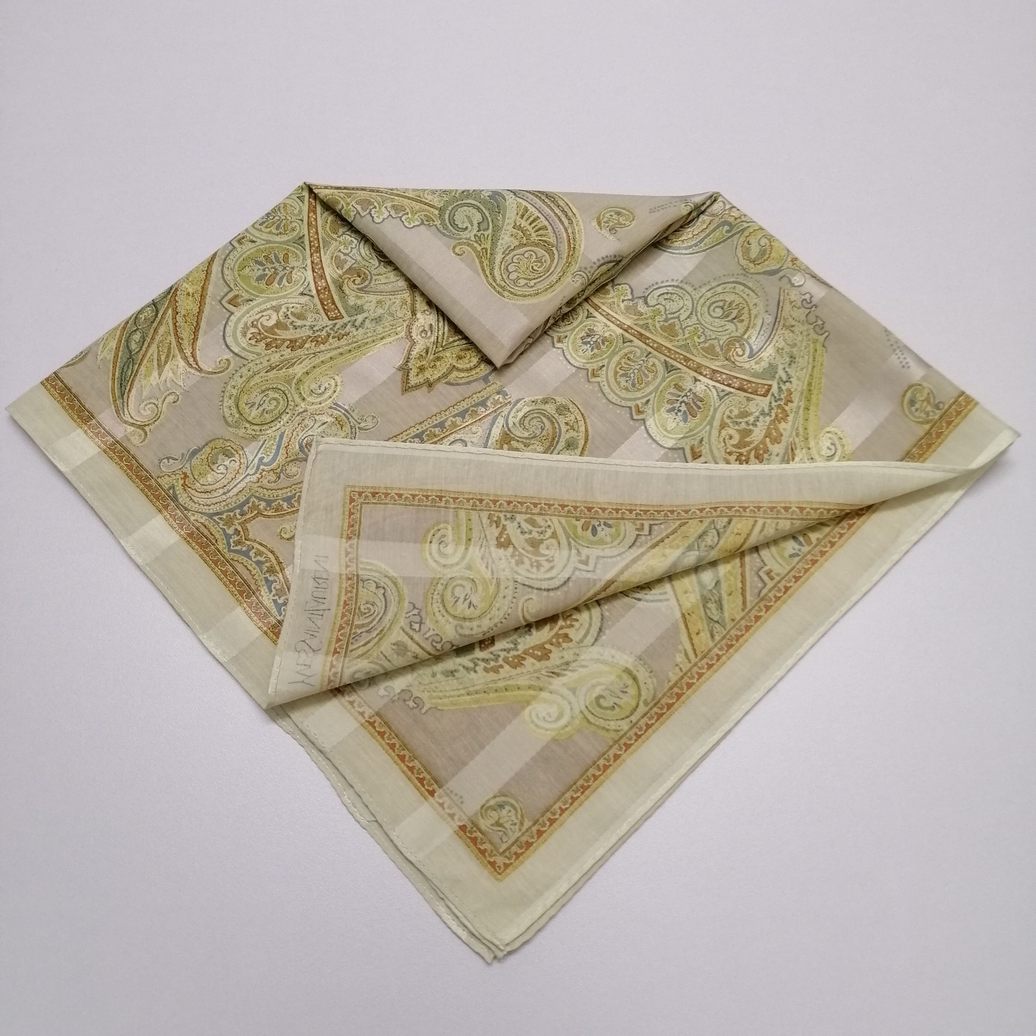 Vintage Yves Saint Laurent Handkerchief/Neckerchief/Bandana-KD2341 Size ONE SIZE - 5 Thumbnail