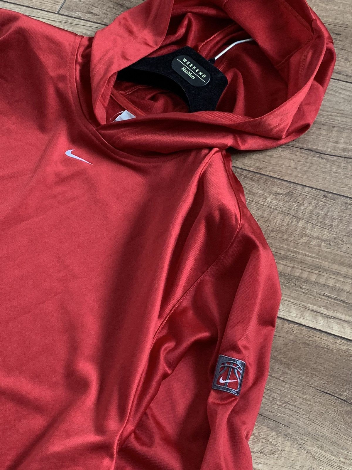 Nike Vintage Nike Center Swoosh Logo Hoodie Team Travis Oversize Size US XXL / EU 58 / 5 - 8 Thumbnail