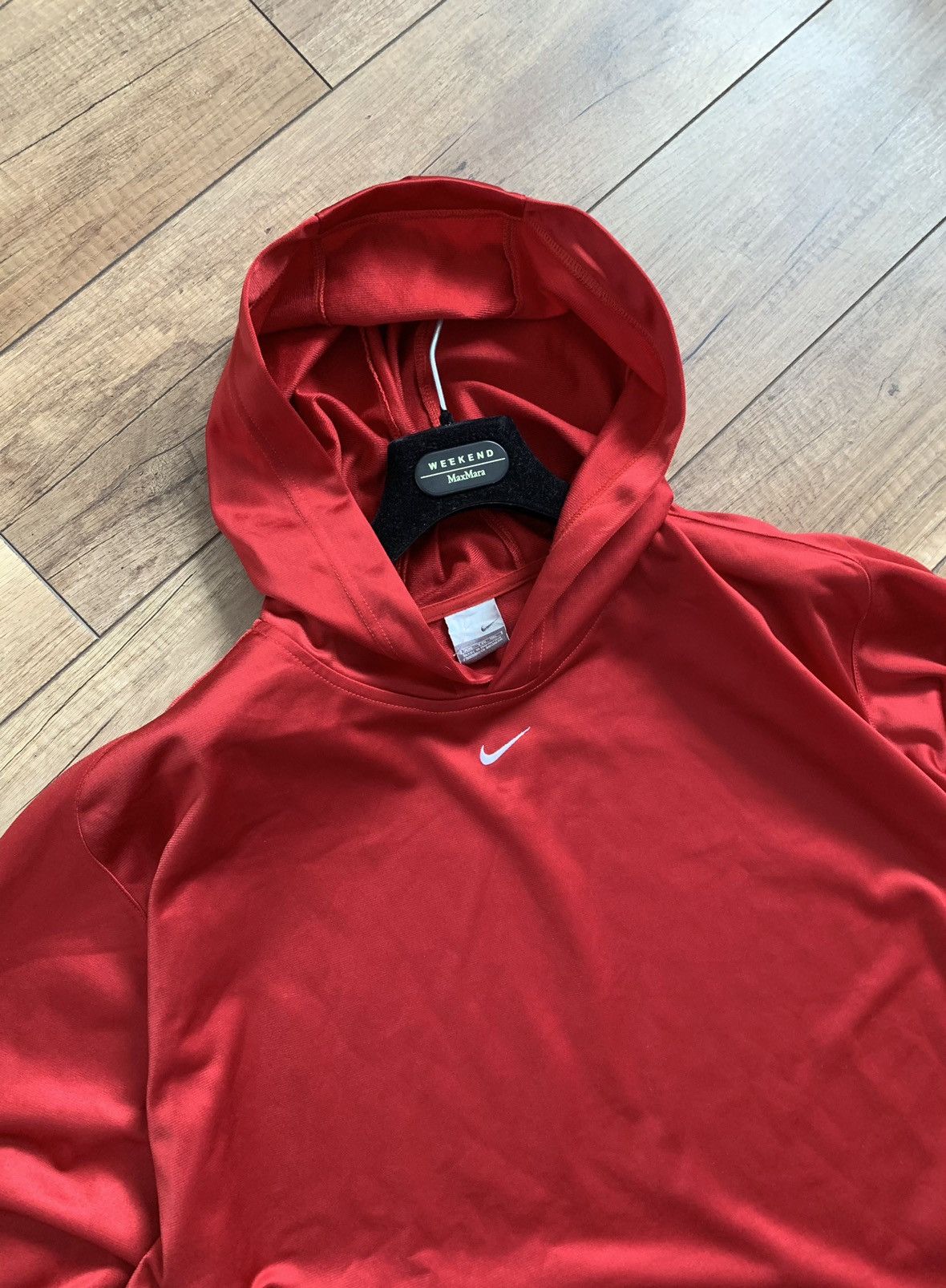 Nike Vintage Nike Center Swoosh Logo Hoodie Team Travis Oversize Size US XXL / EU 58 / 5 - 2 Thumbnail