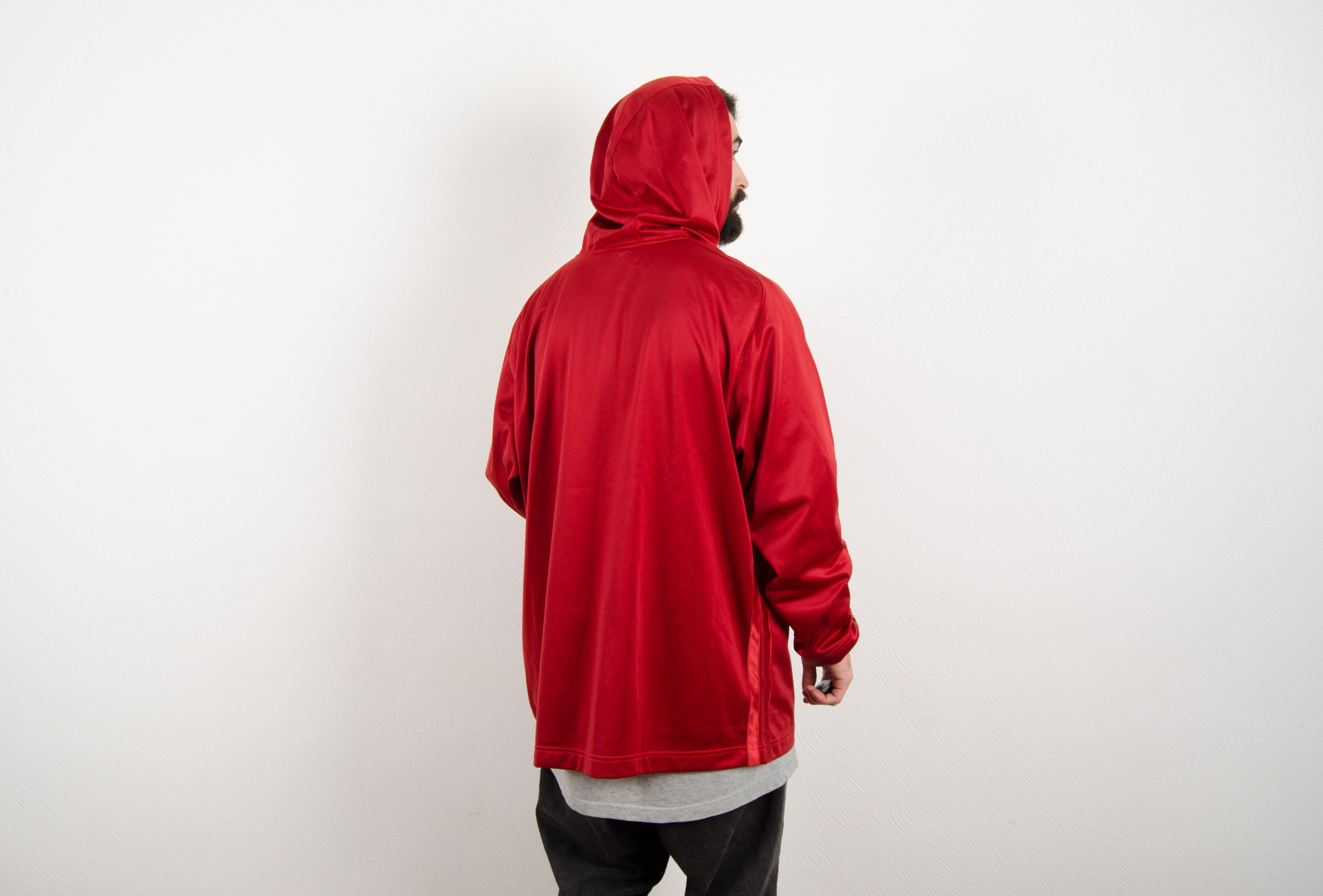 Nike Vintage Nike Center Swoosh Logo Hoodie Team Travis Oversize Size US XXL / EU 58 / 5 - 4 Thumbnail