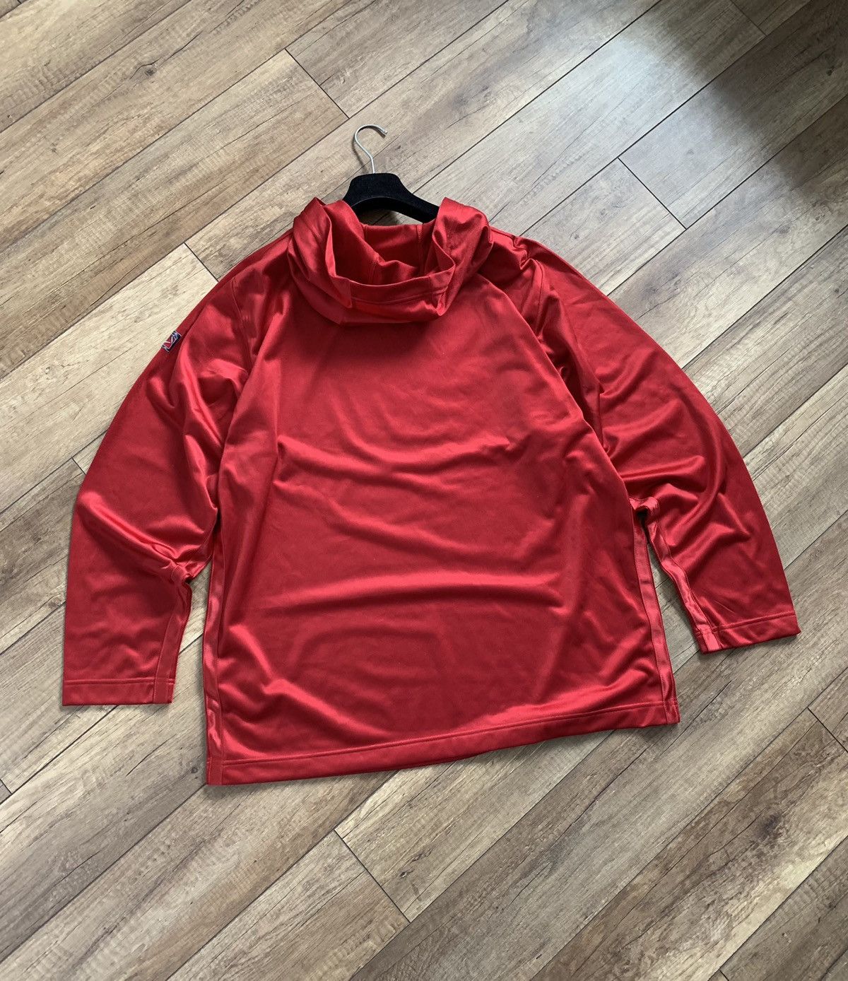 Nike Vintage Nike Center Swoosh Logo Hoodie Team Travis Oversize Size US XXL / EU 58 / 5 - 7 Thumbnail