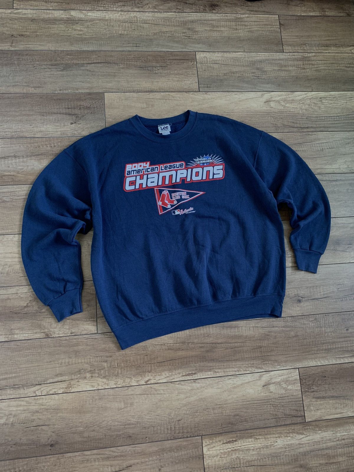Lee Vintage Lee MLB Boston Red Sox 2004 Champions Sweatshirt Size US XL / EU 56 / 4 - 3 Thumbnail