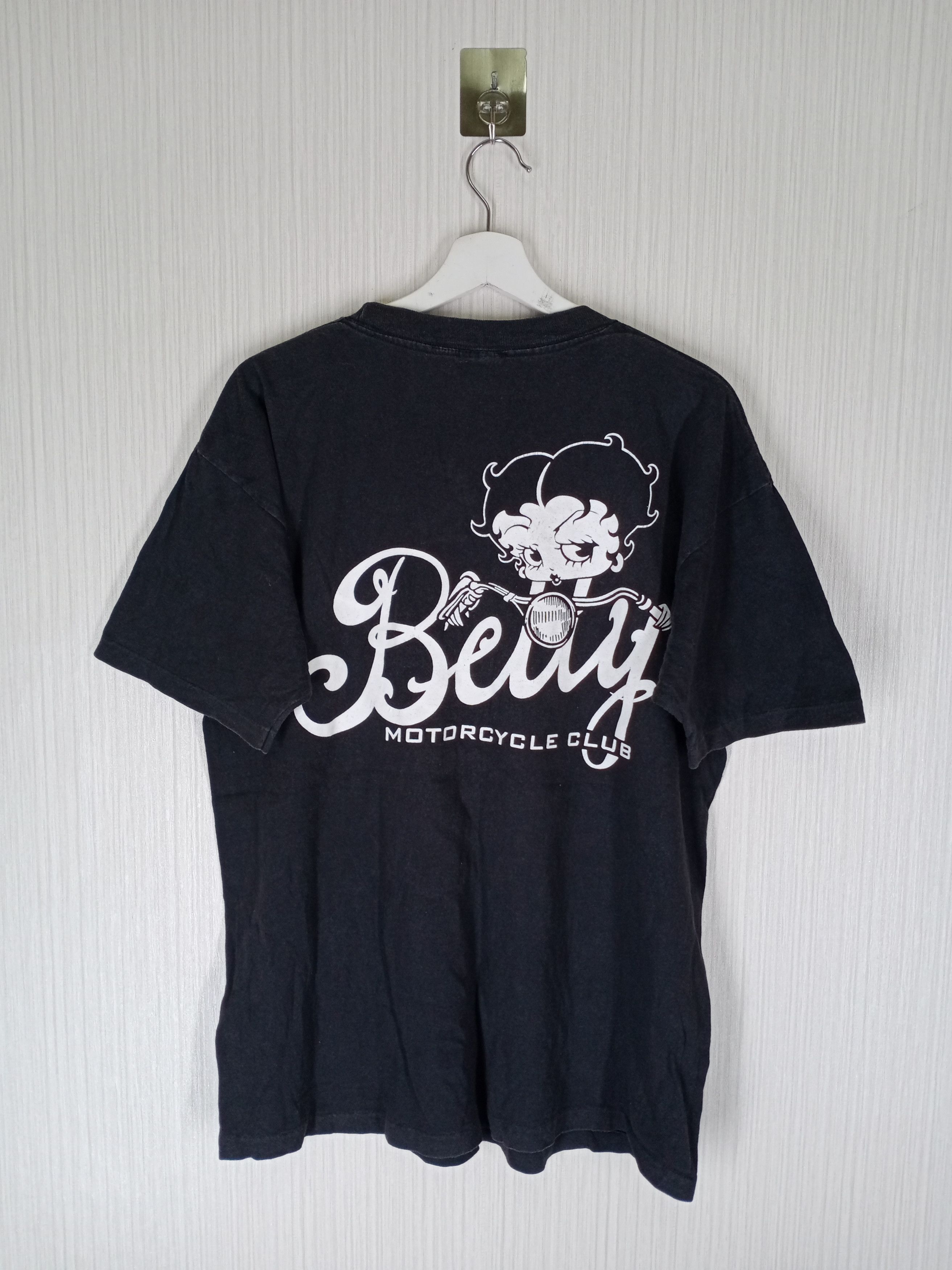 Cartoon Network Vintage 90s BETTY BOOP Motorcycle Club Tshirt Size US L / EU 52-54 / 3 - 3 Thumbnail