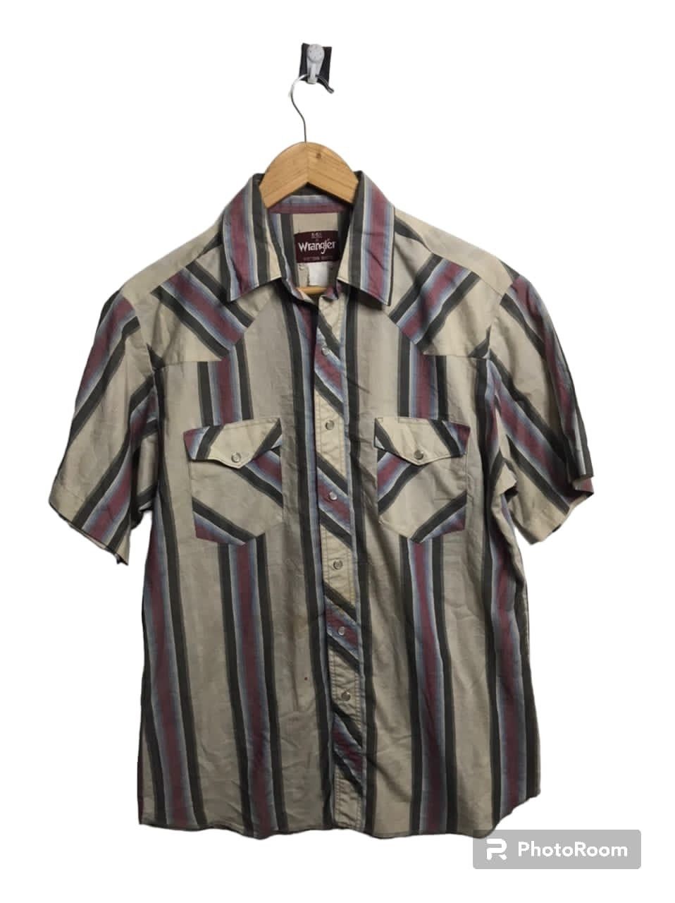 Vintage flanel Wrangler Western Shirt