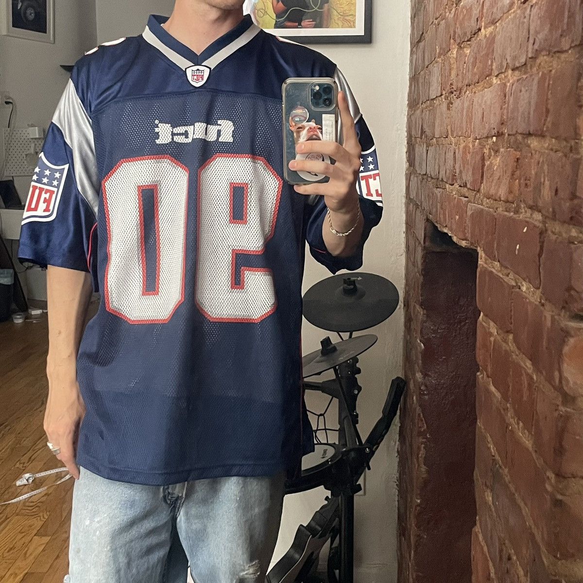 bape patriots jersey