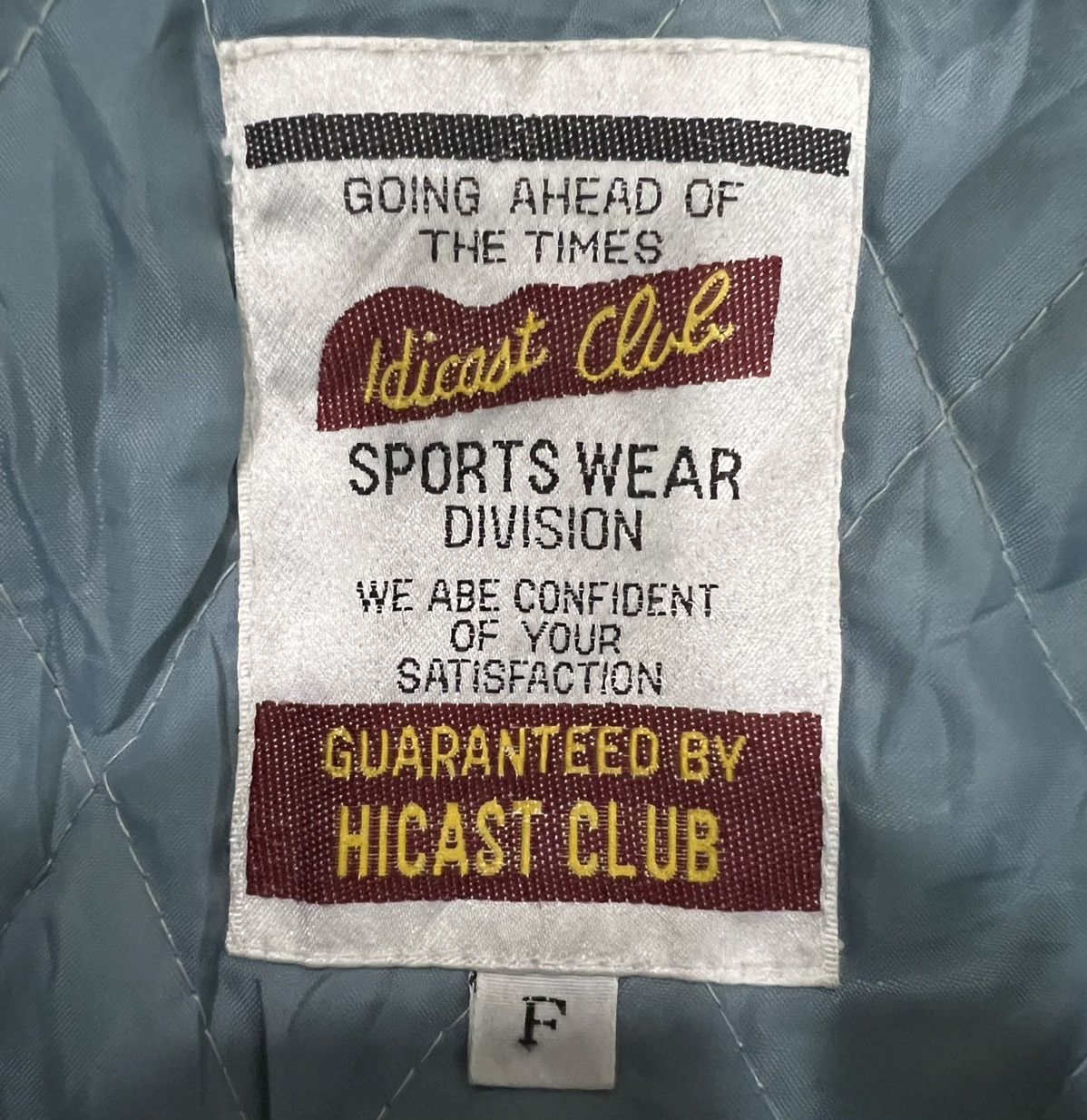 Vintage VINTAGE HICAST CLUB SPORTS WEAR DIVISION VARSITY JACKET Size US L / EU 52-54 / 3 - 13 Thumbnail