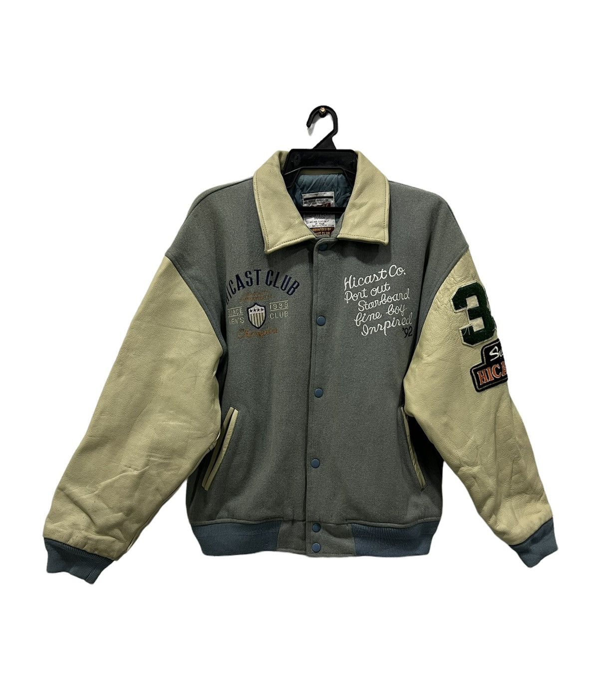 Vintage VINTAGE HICAST CLUB SPORTS WEAR DIVISION VARSITY JACKET Size US L / EU 52-54 / 3 - 2 Thumbnail