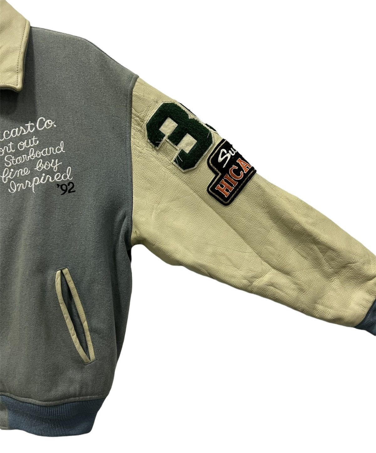 Vintage VINTAGE HICAST CLUB SPORTS WEAR DIVISION VARSITY JACKET Size US L / EU 52-54 / 3 - 7 Thumbnail
