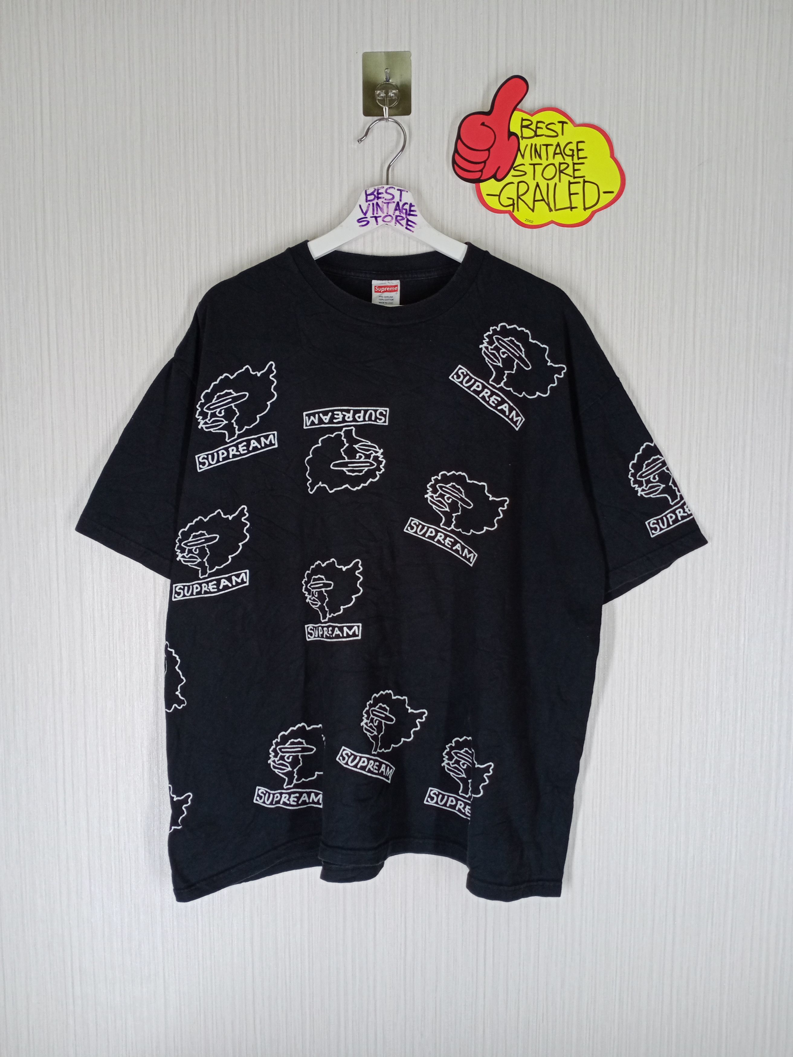Supreme Supreme X Gonz Heads All Over Tee Black XL Size US XL / EU 56 / 4 - 1 Thumbnail